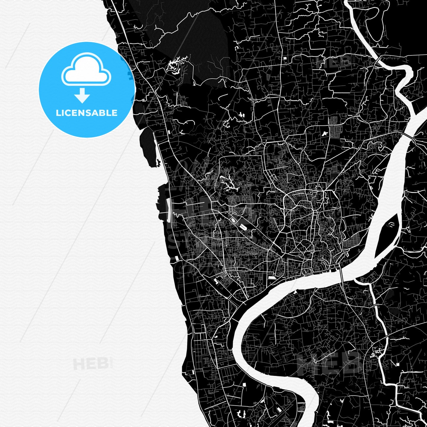 Chittagong, Bangladesh PDF map