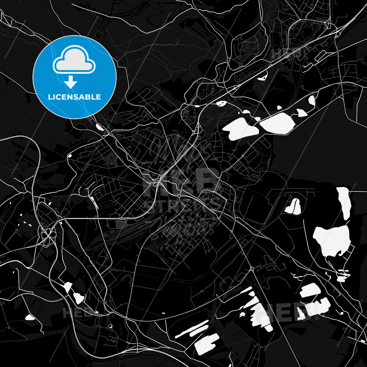 Chomutov, Czechia PDF map