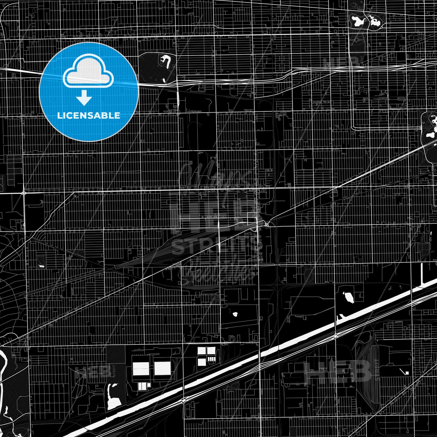 Cicero, Illinois, United States, PDF map