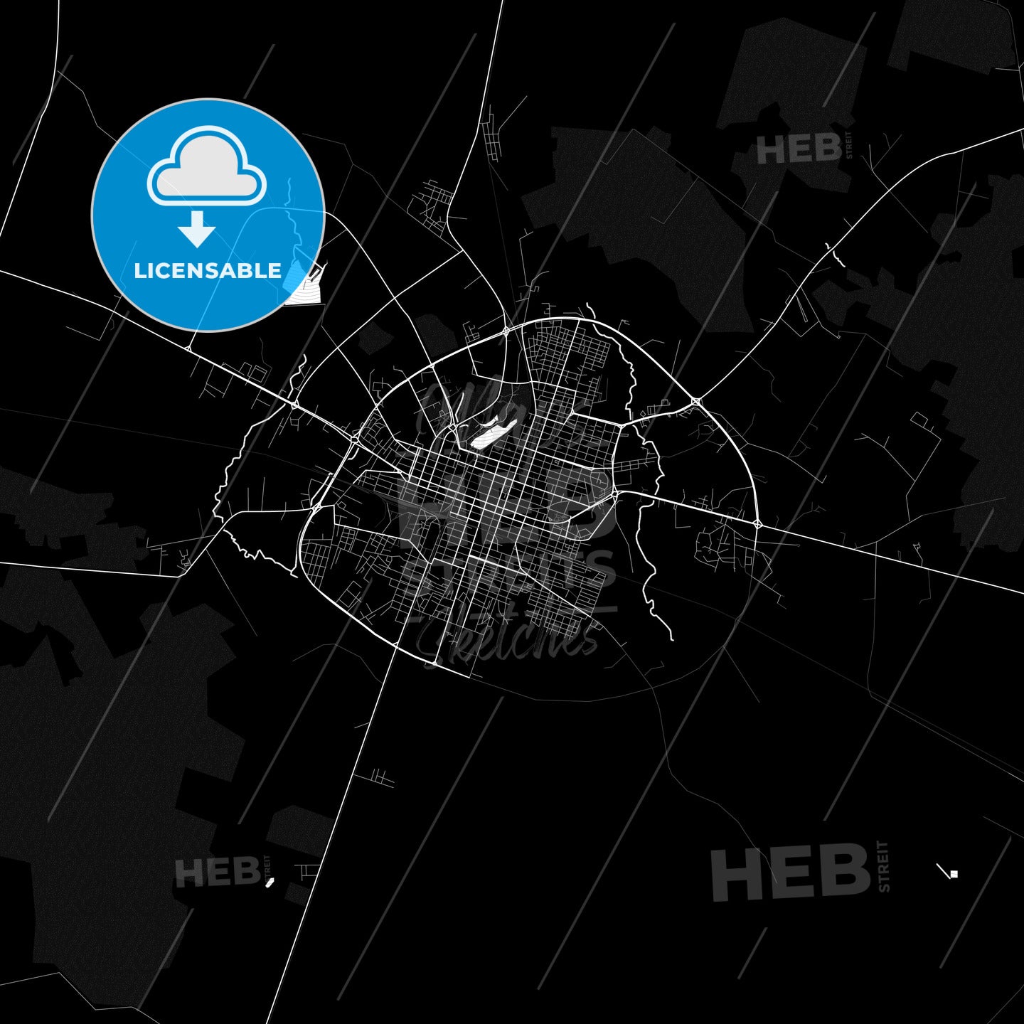 Ciego de Ávila, Cuba PDF map