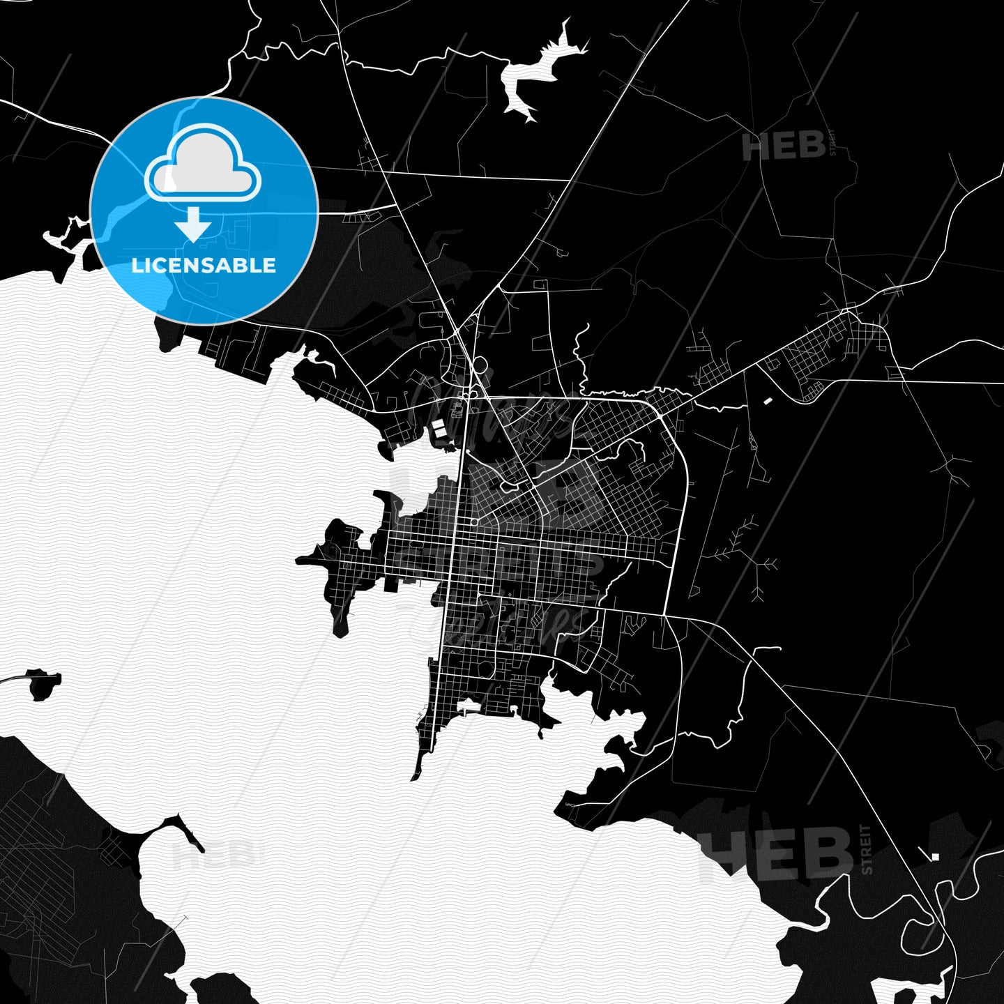 Cienfuegos, Cuba PDF map