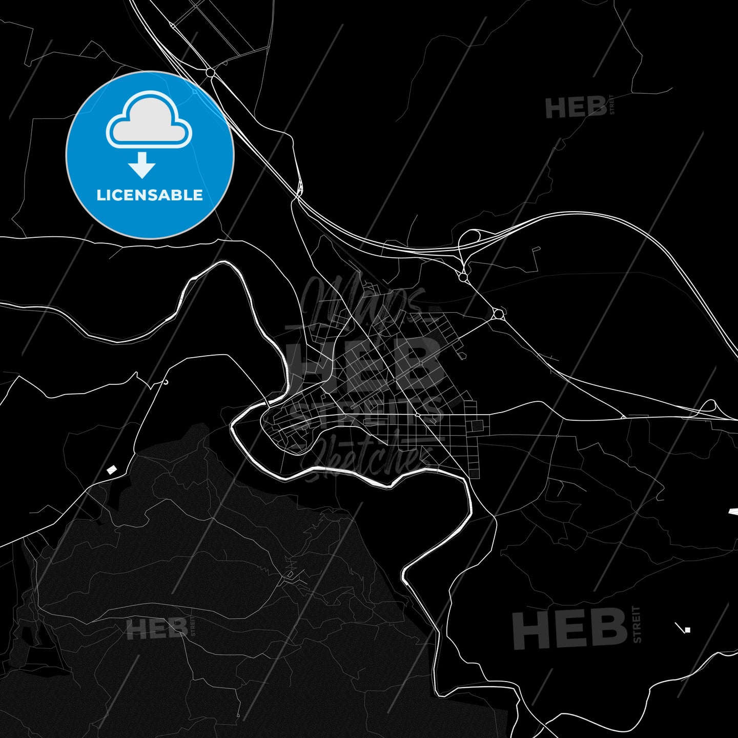 Cieza, Spain PDF map