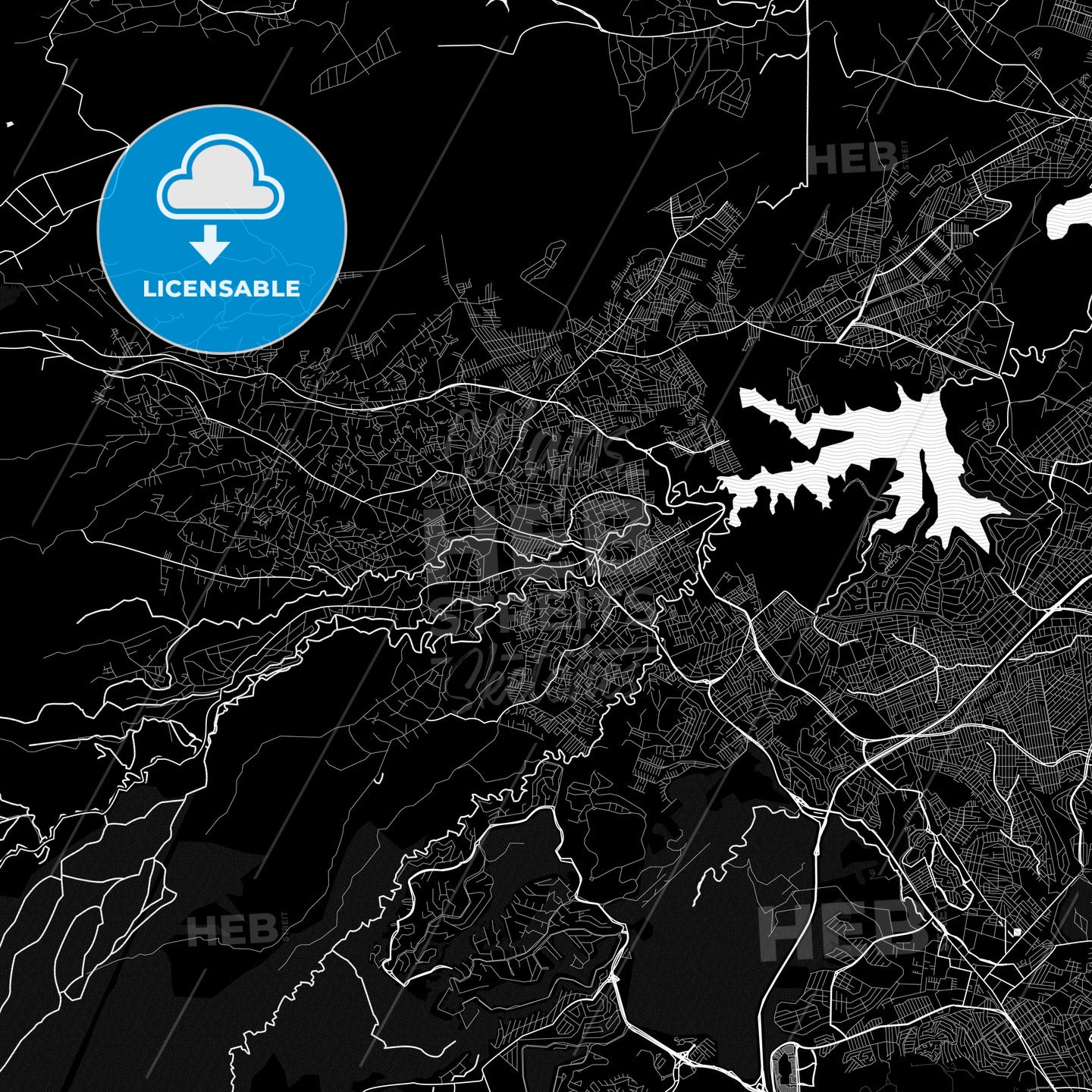 Ciudad Nicolás Romero, Mexico PDF map