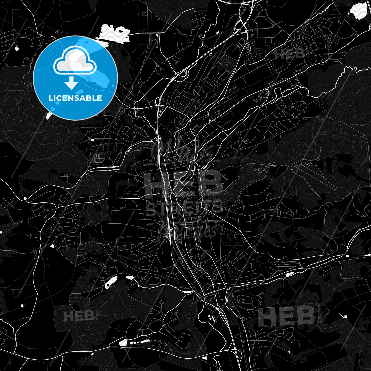 Coburg, Germany PDF map