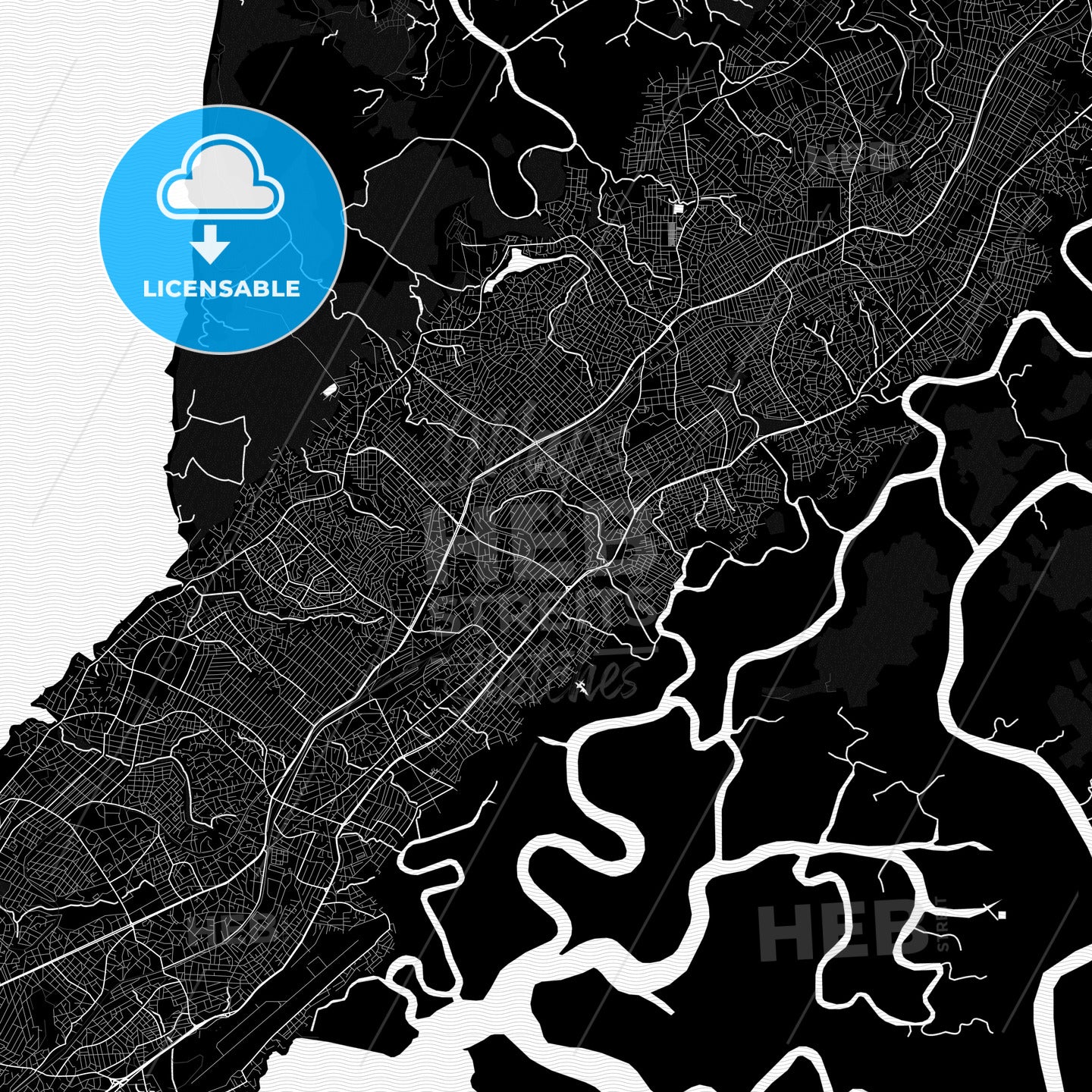 Conakry, Guinea PDF map