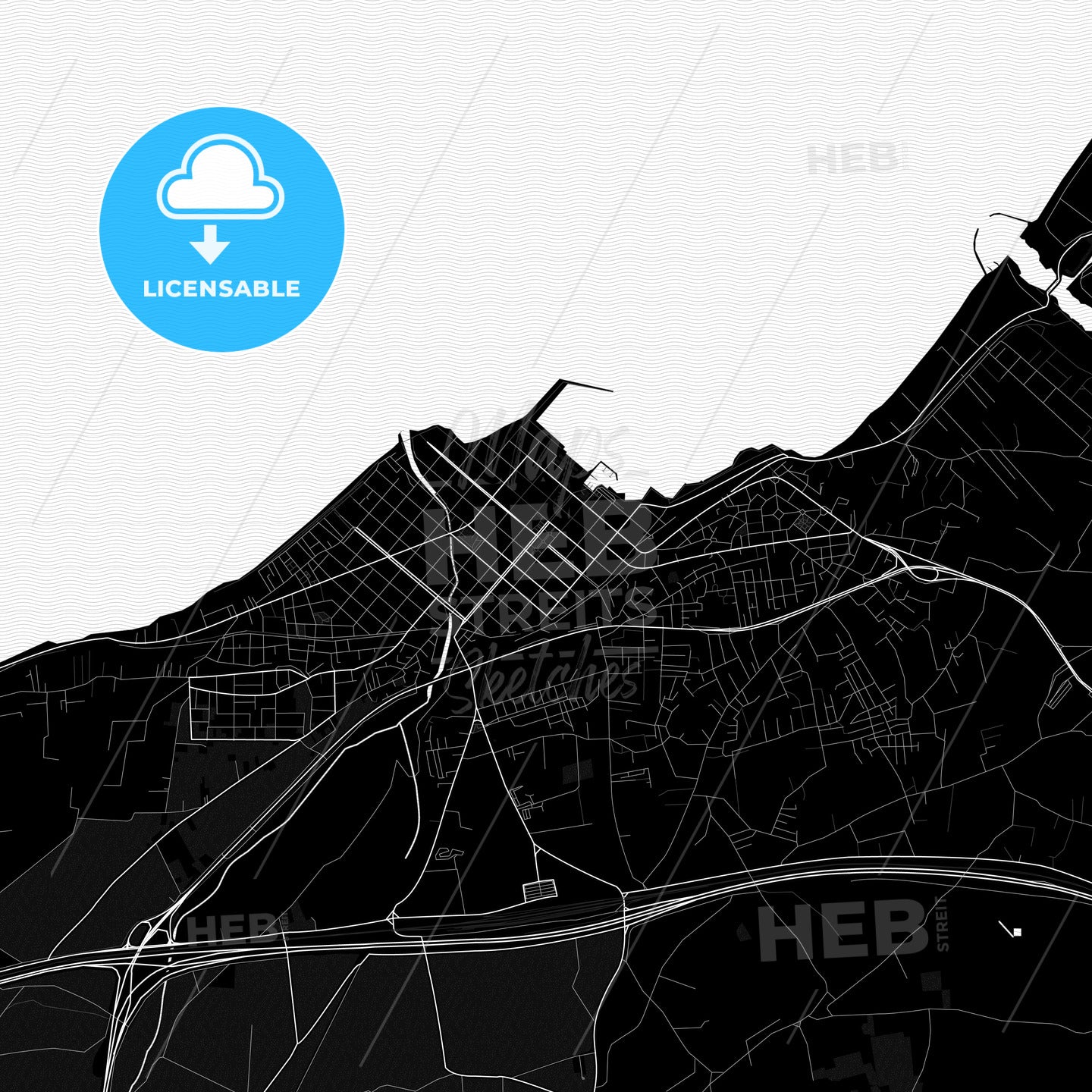 Corinth, Greece PDF map