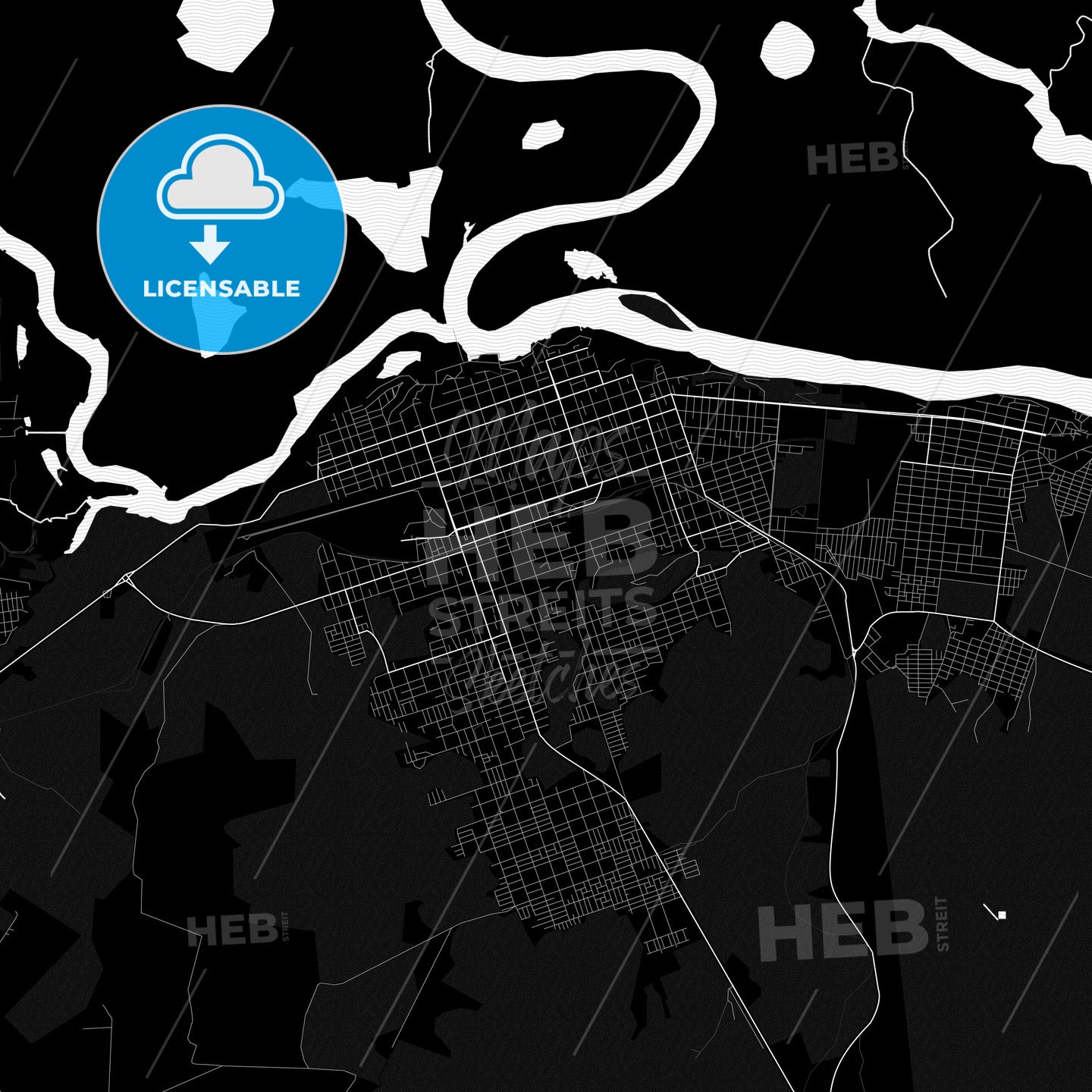 Corumba, Brazil PDF map