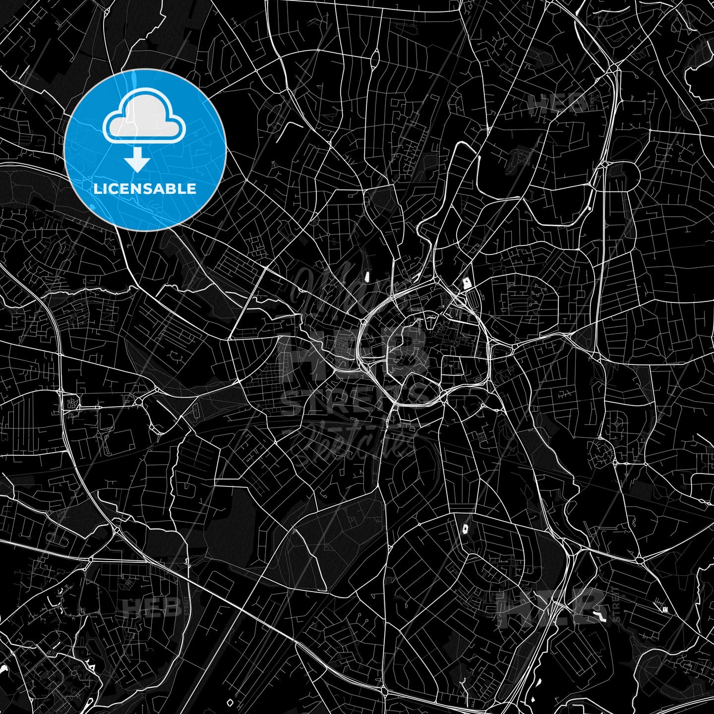 Coventry, England PDF map