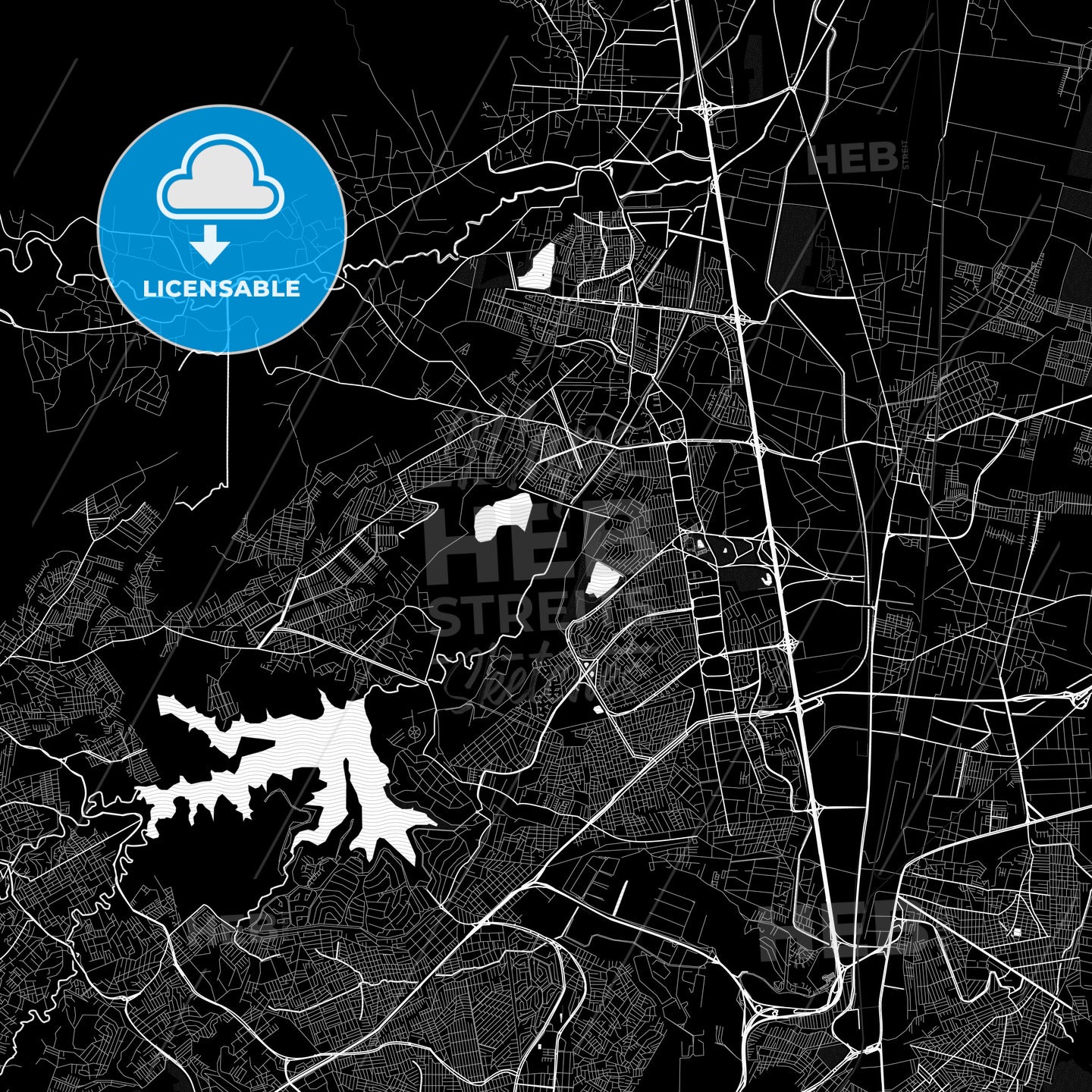 Cuautitlán Izcalli, Mexico PDF map