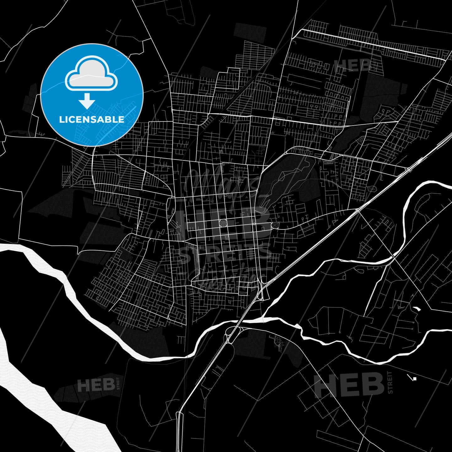 Curico, Chile PDF map