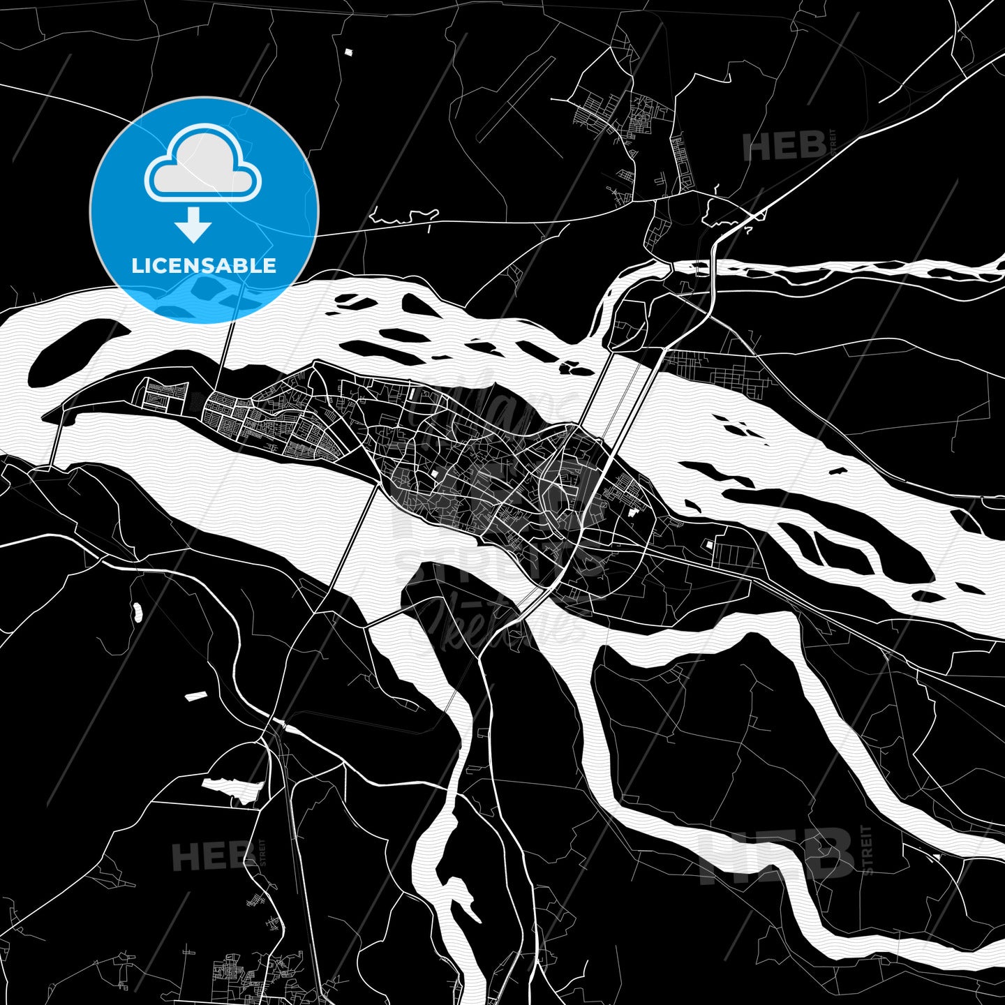 Cuttack, India PDF map