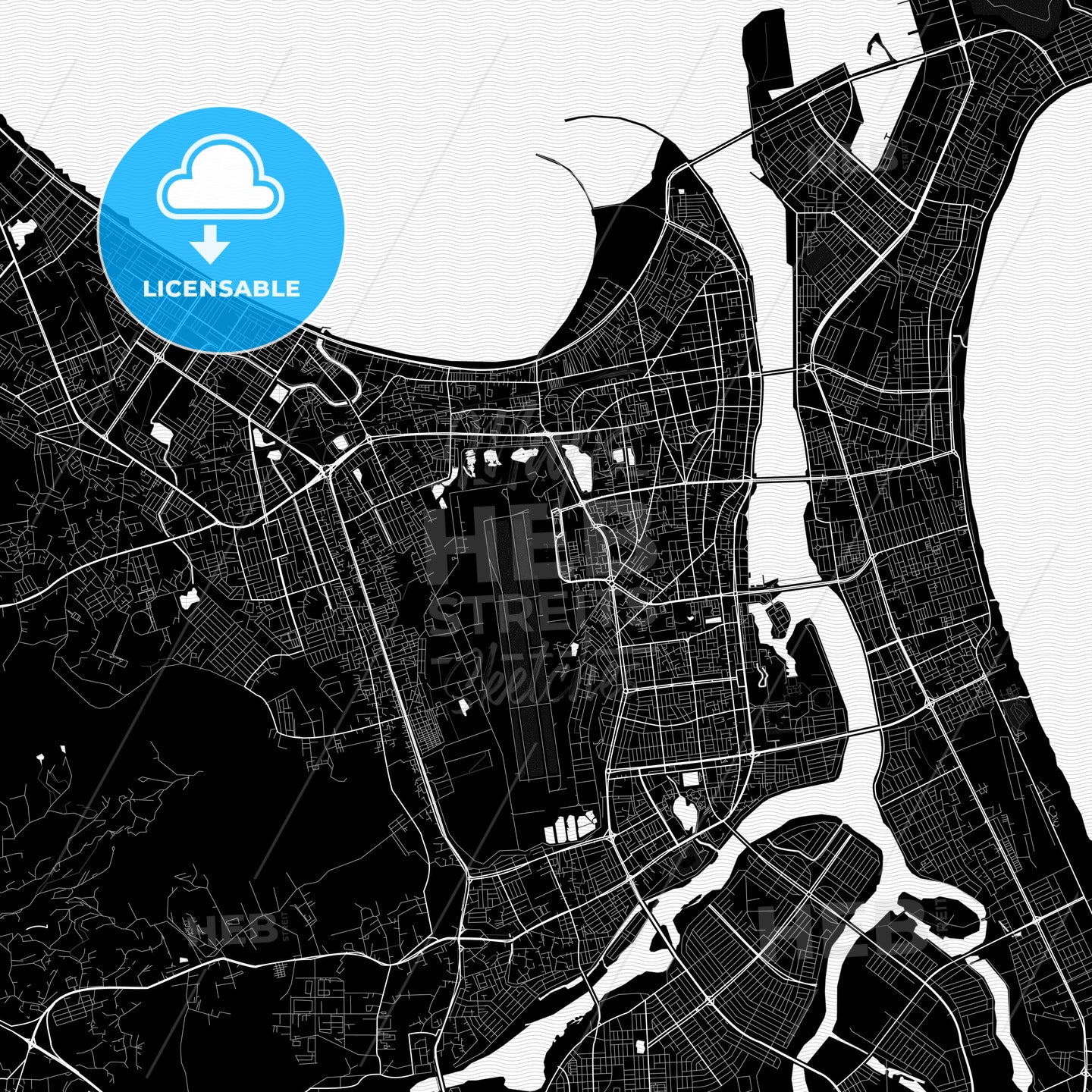 Da Nang, Vietnam PDF map