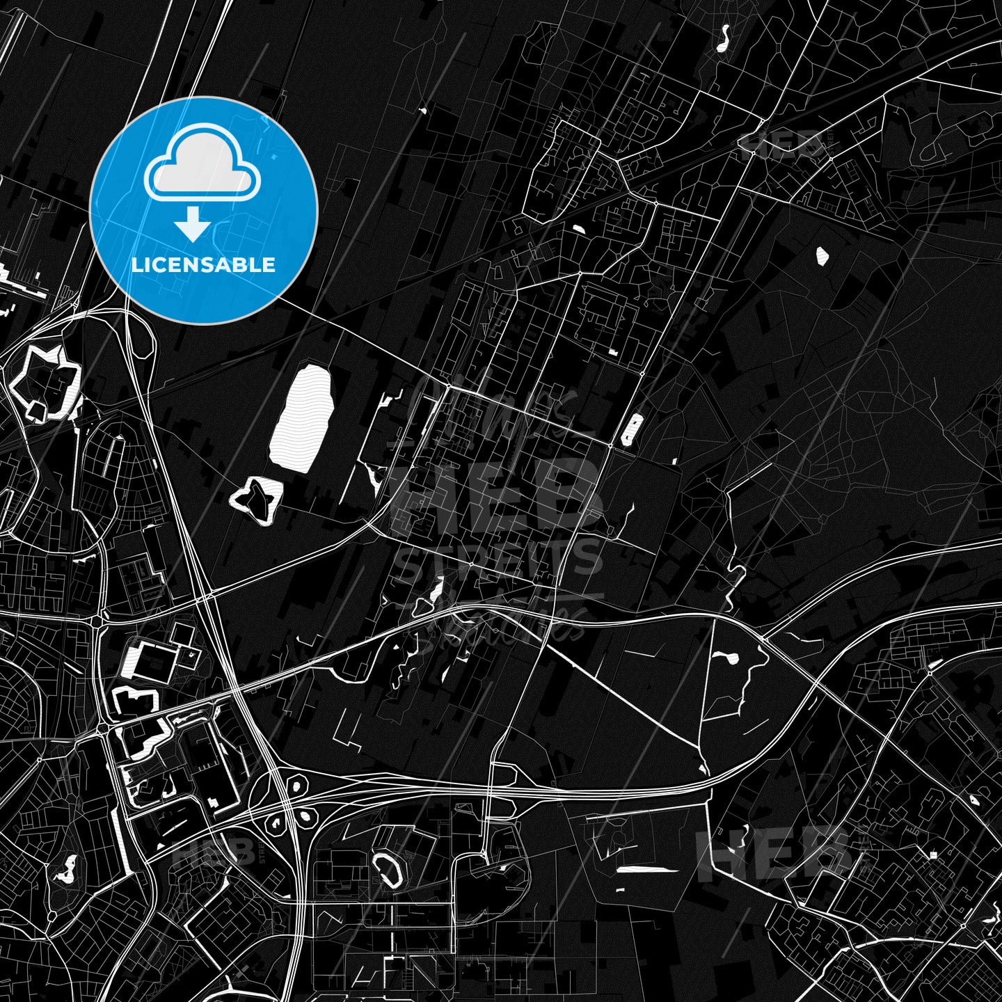 De Bilt, Netherlands PDF map