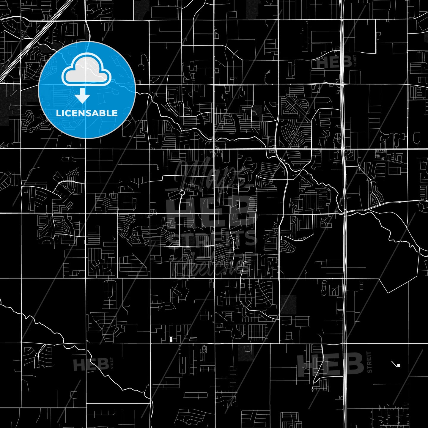 Desoto, Texas, United States, PDF map