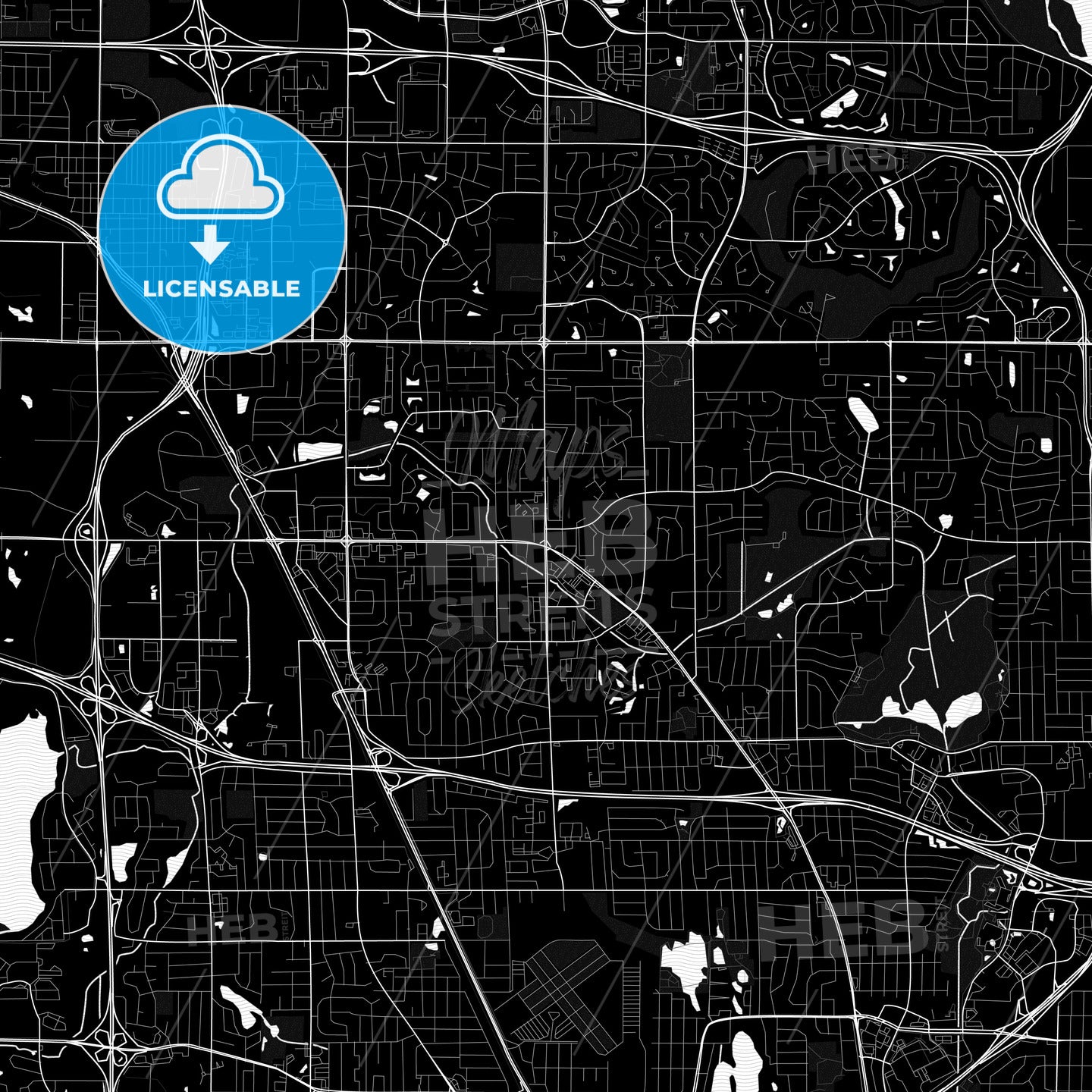Deerfield Beach, Florida, United States, PDF map