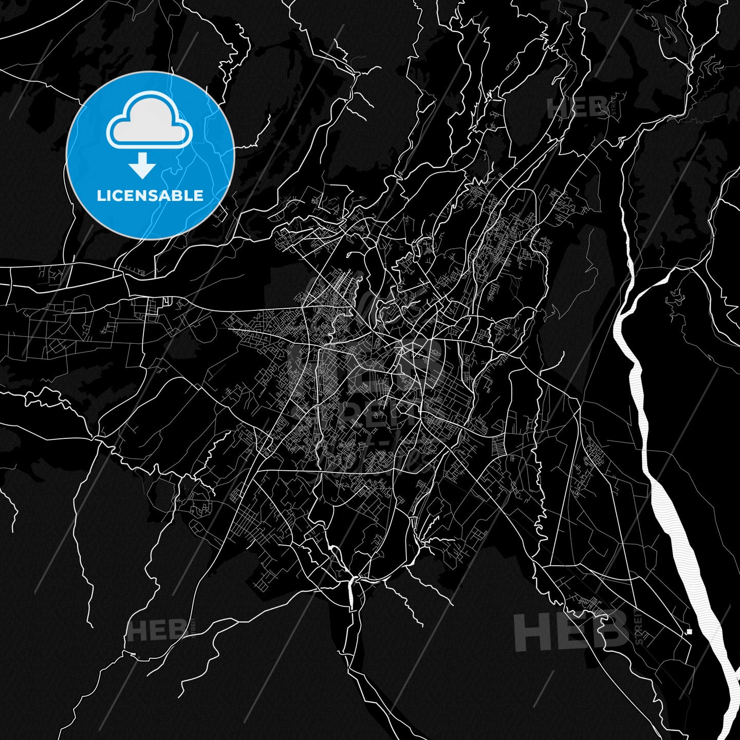 Dehradun, India PDF map