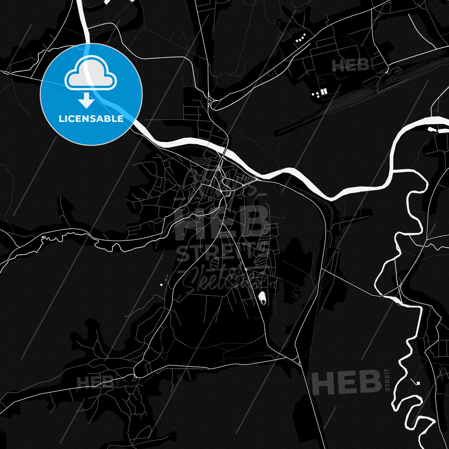 Dej, Romania PDF map