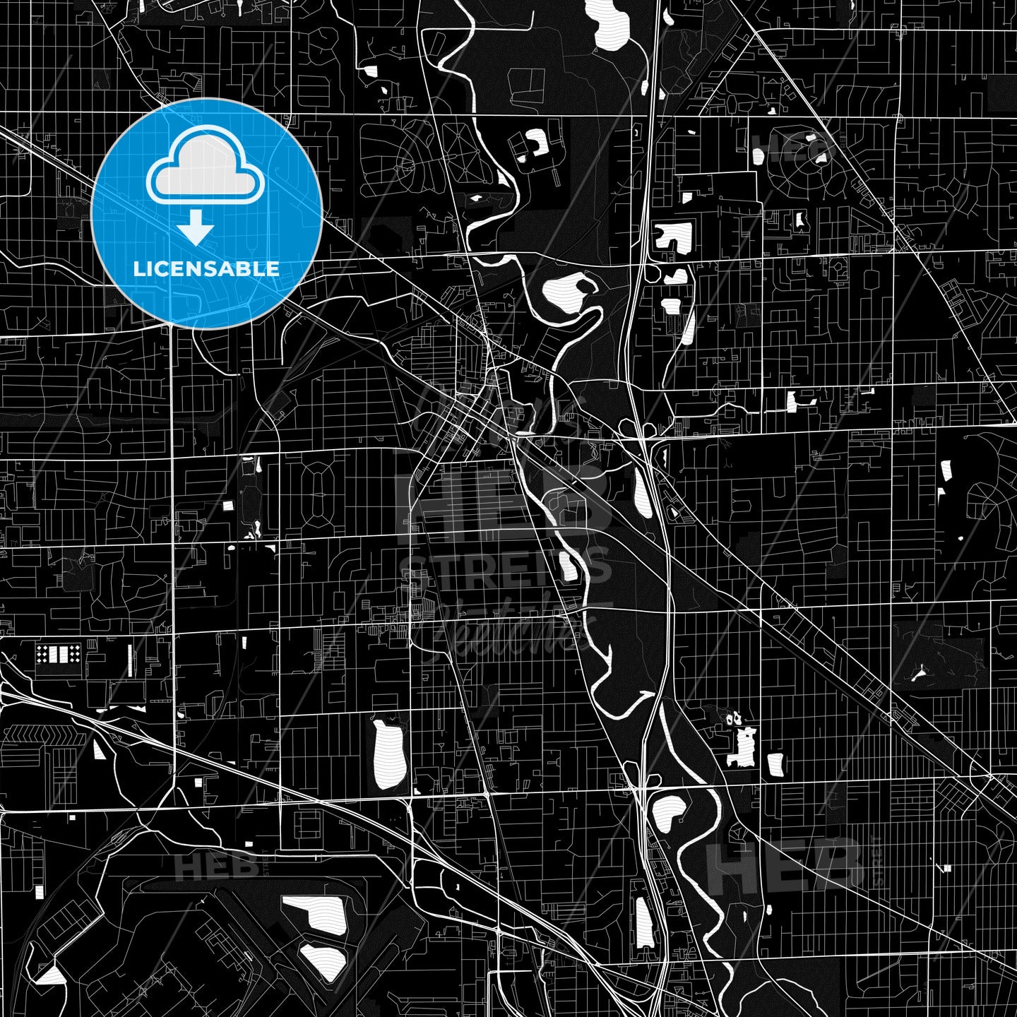 Des Plaines, Illinois, United States, PDF map