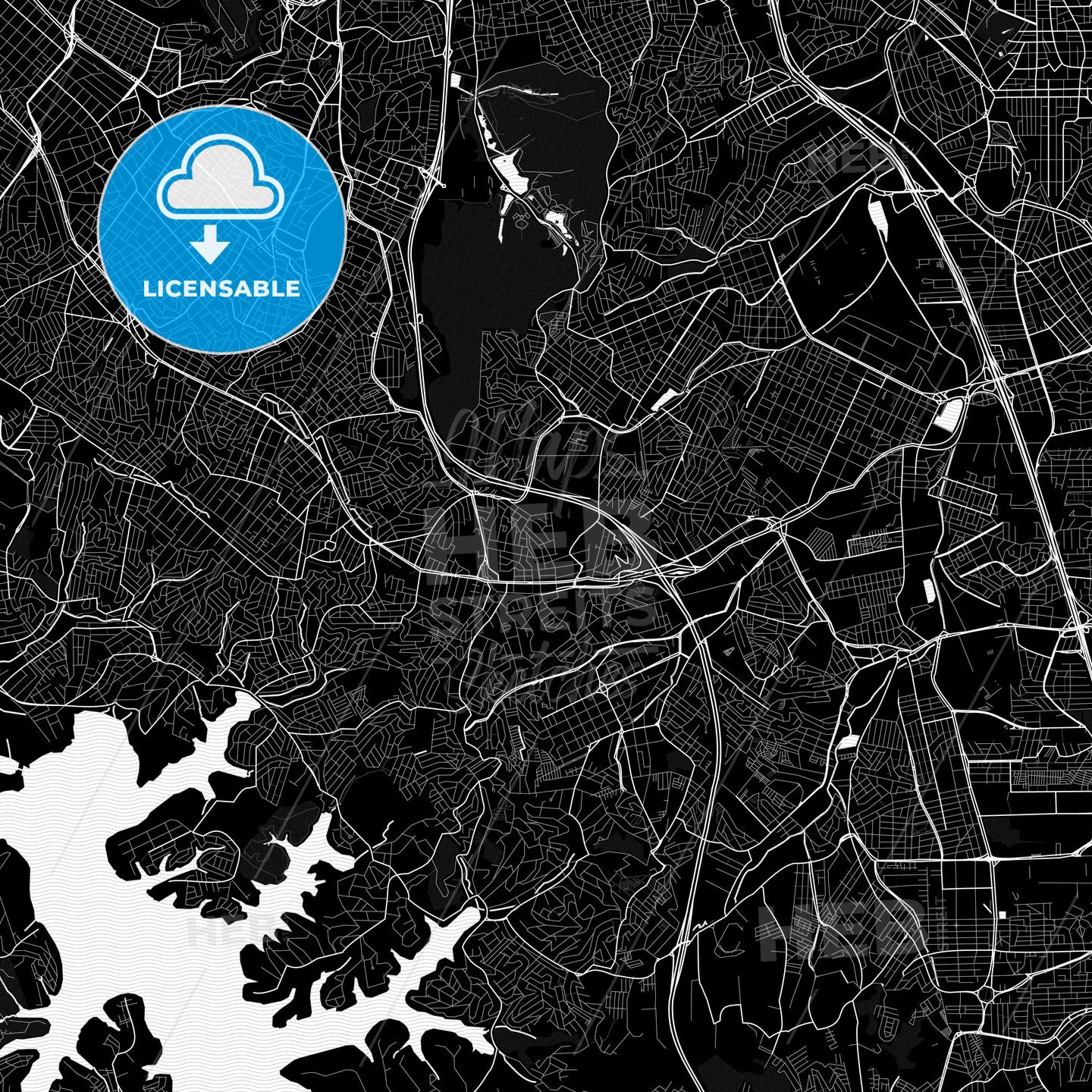 Diadema, Brazil PDF map
