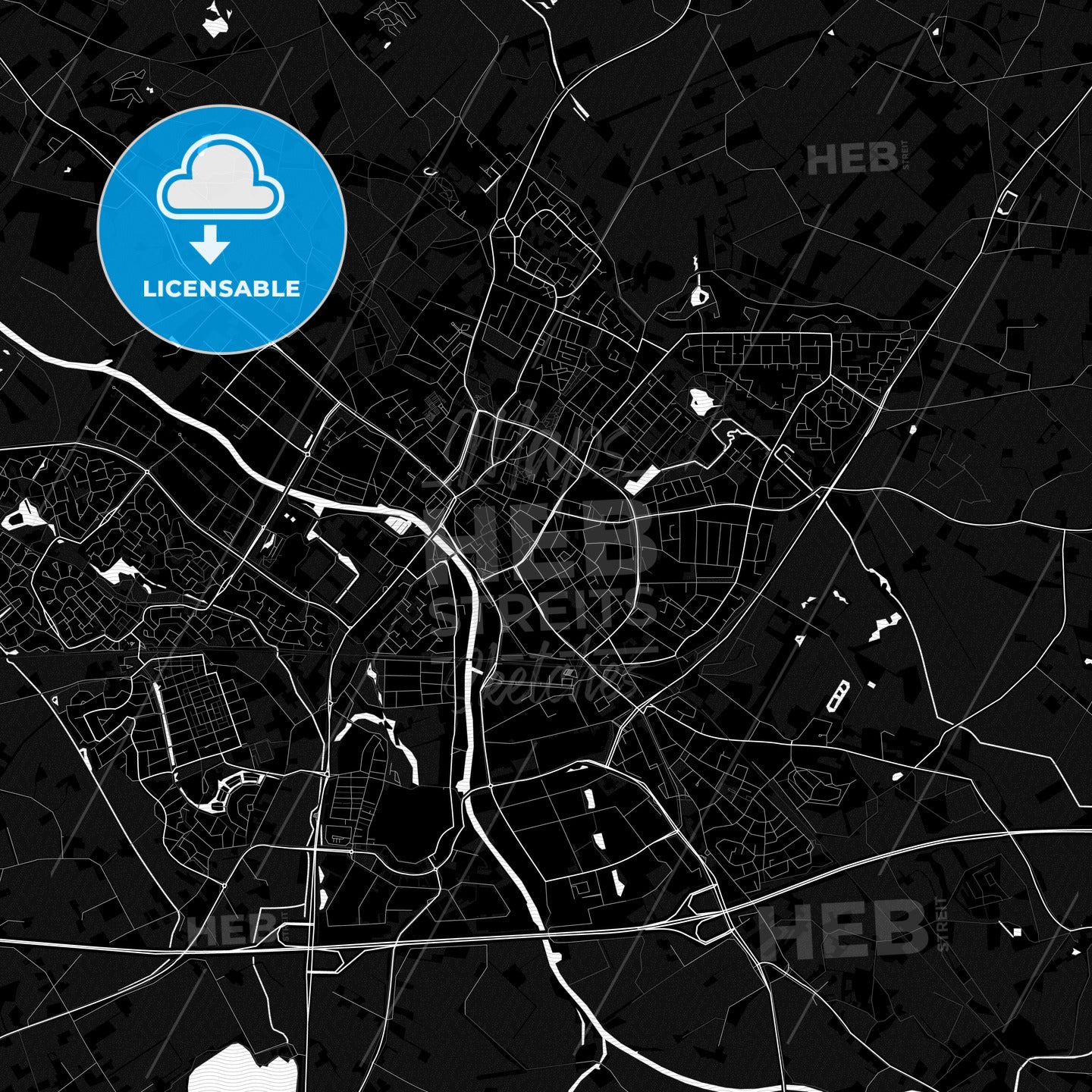 Doetinchem, Netherlands PDF map