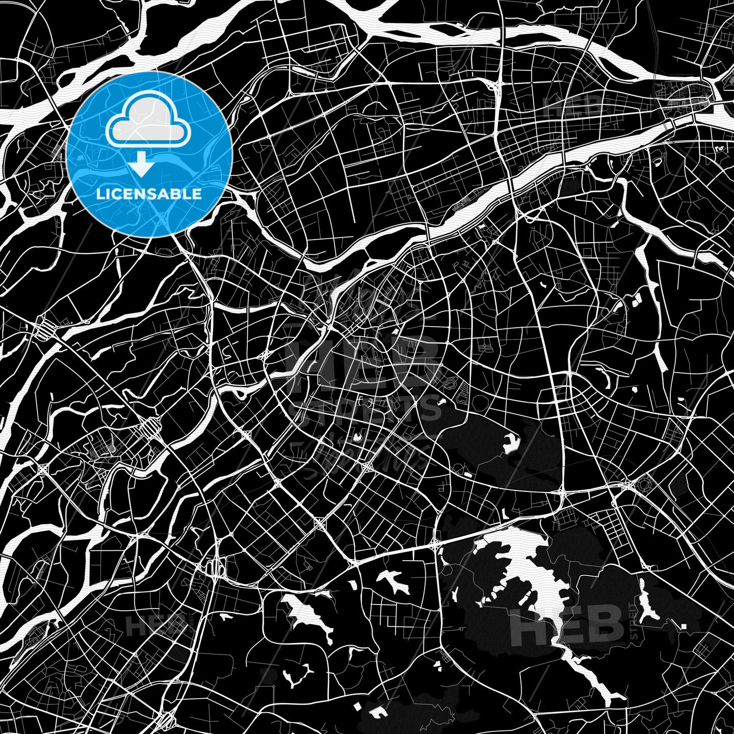 Dongguan, China PDF map