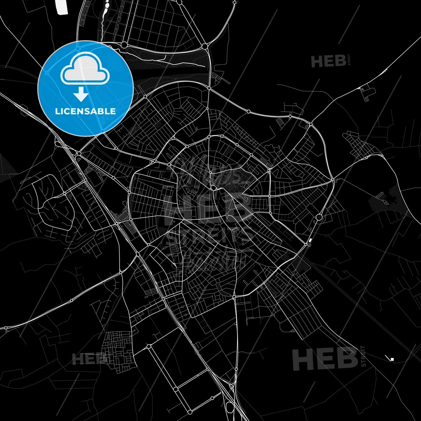 Dos Hermanas, Spain PDF map