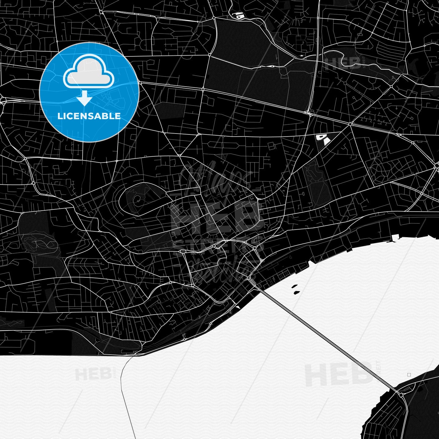 Dundee, Scotland PDF map