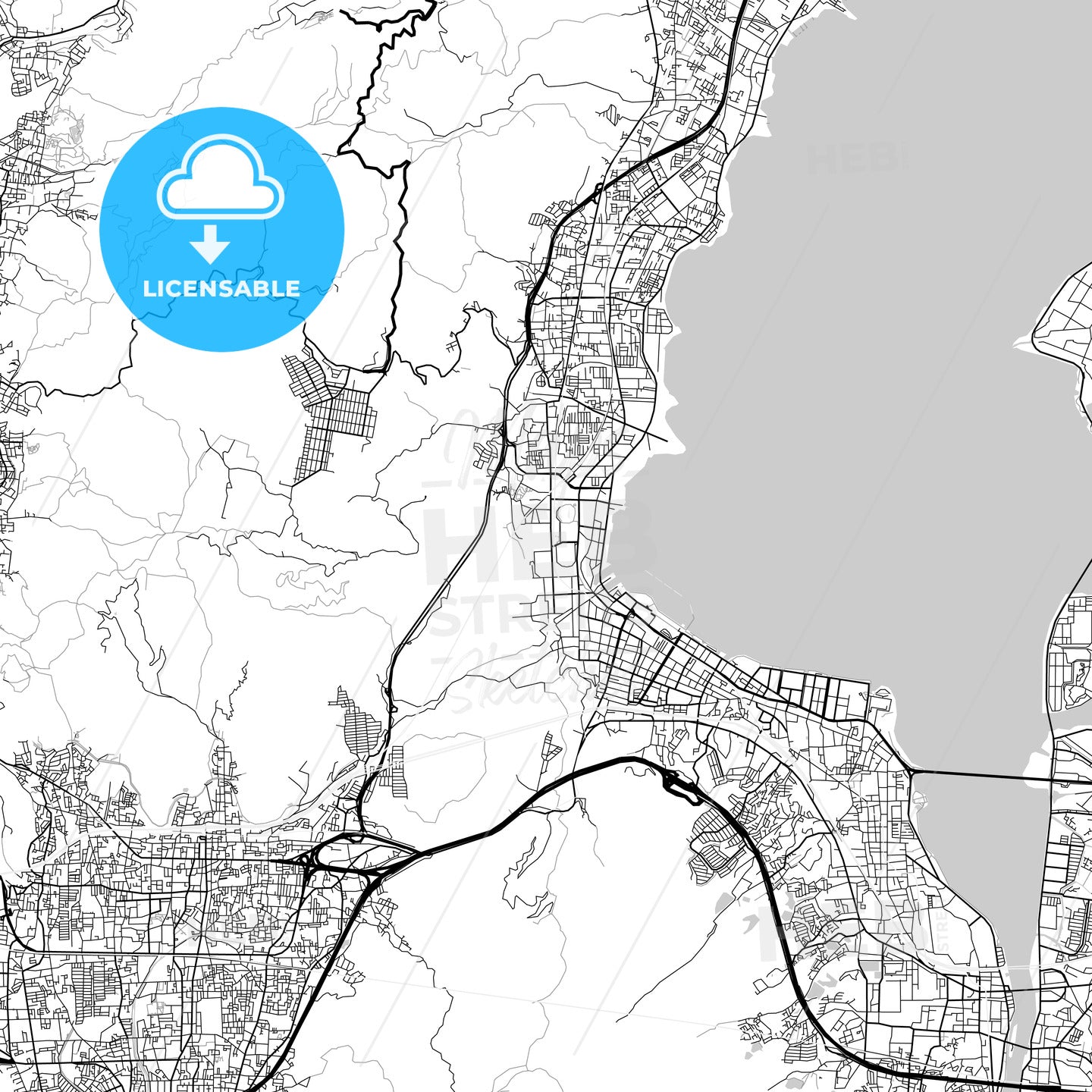 大津市 Ōtsu, City Map, Light