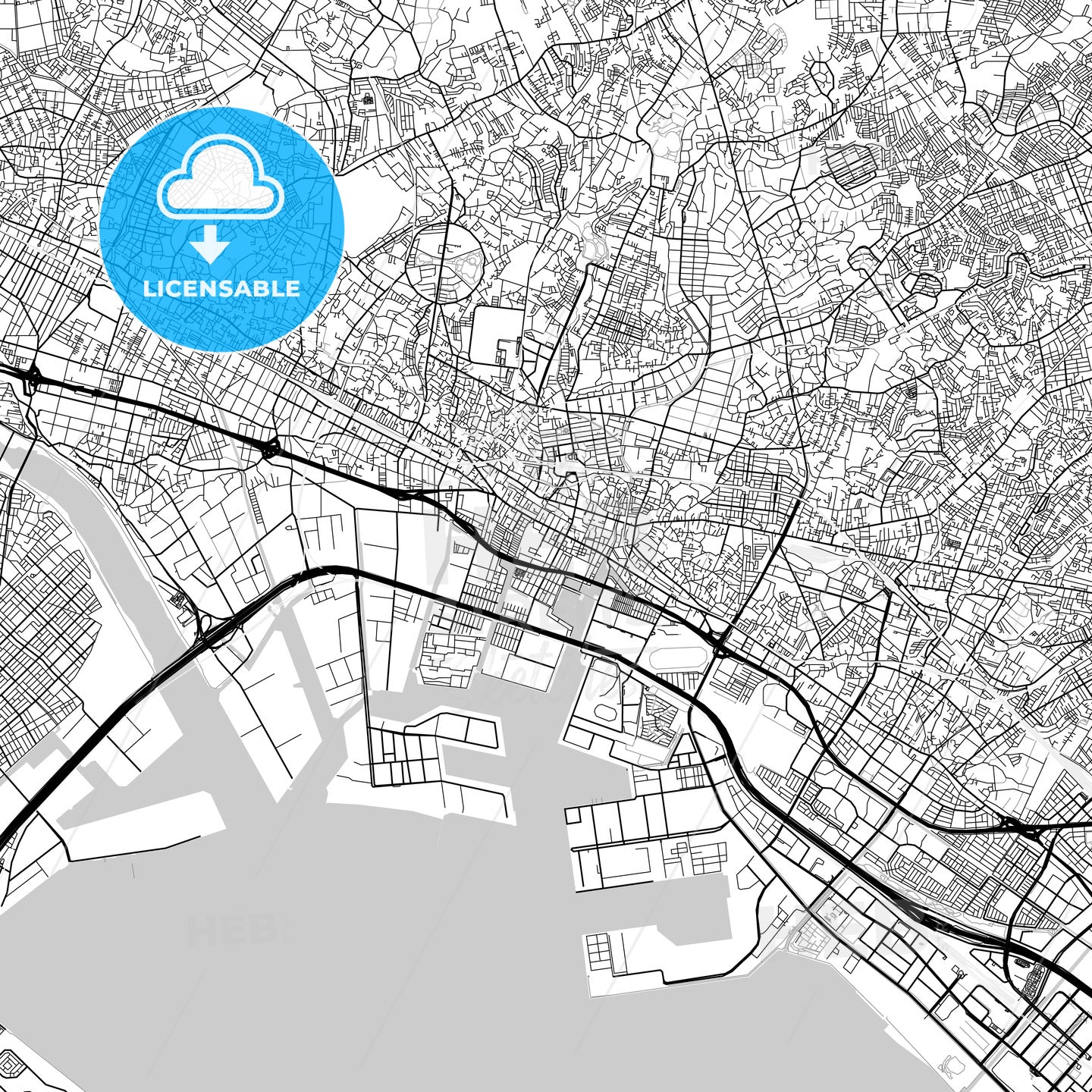 船橋市 Funabashi, City Map, Light