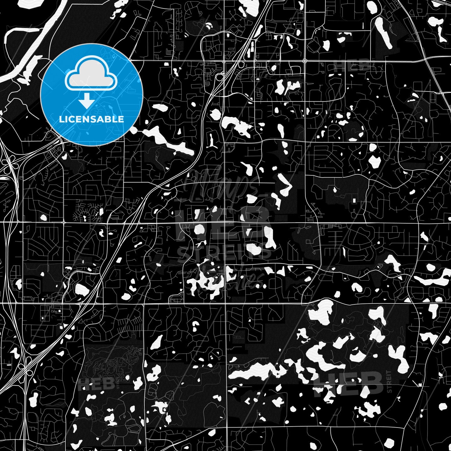 Eagan, Minnesota, United States, PDF map