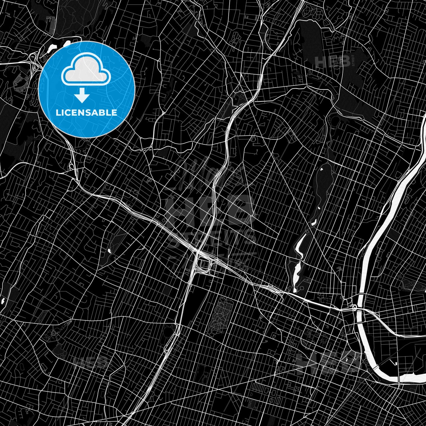 East Orange, New Jersey, United States, PDF map