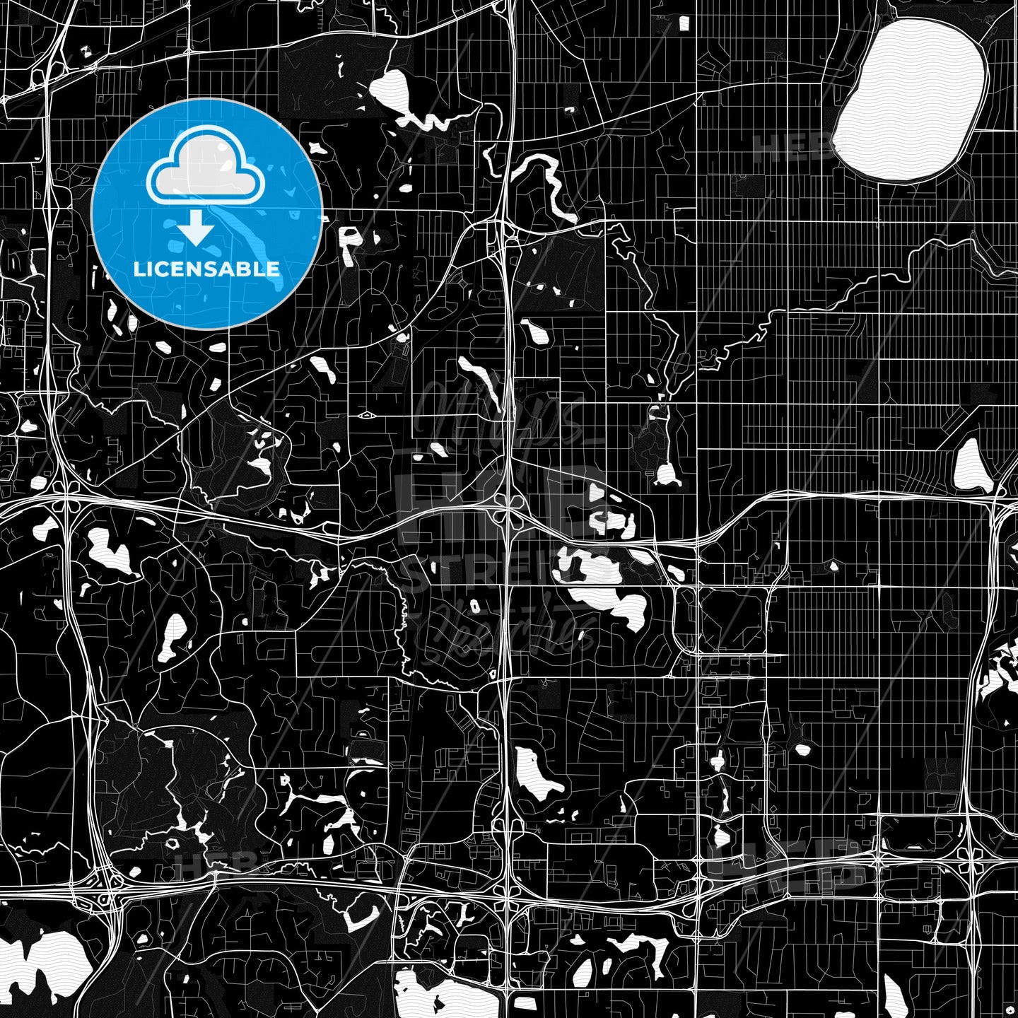 Edina, Minnesota, United States, PDF map