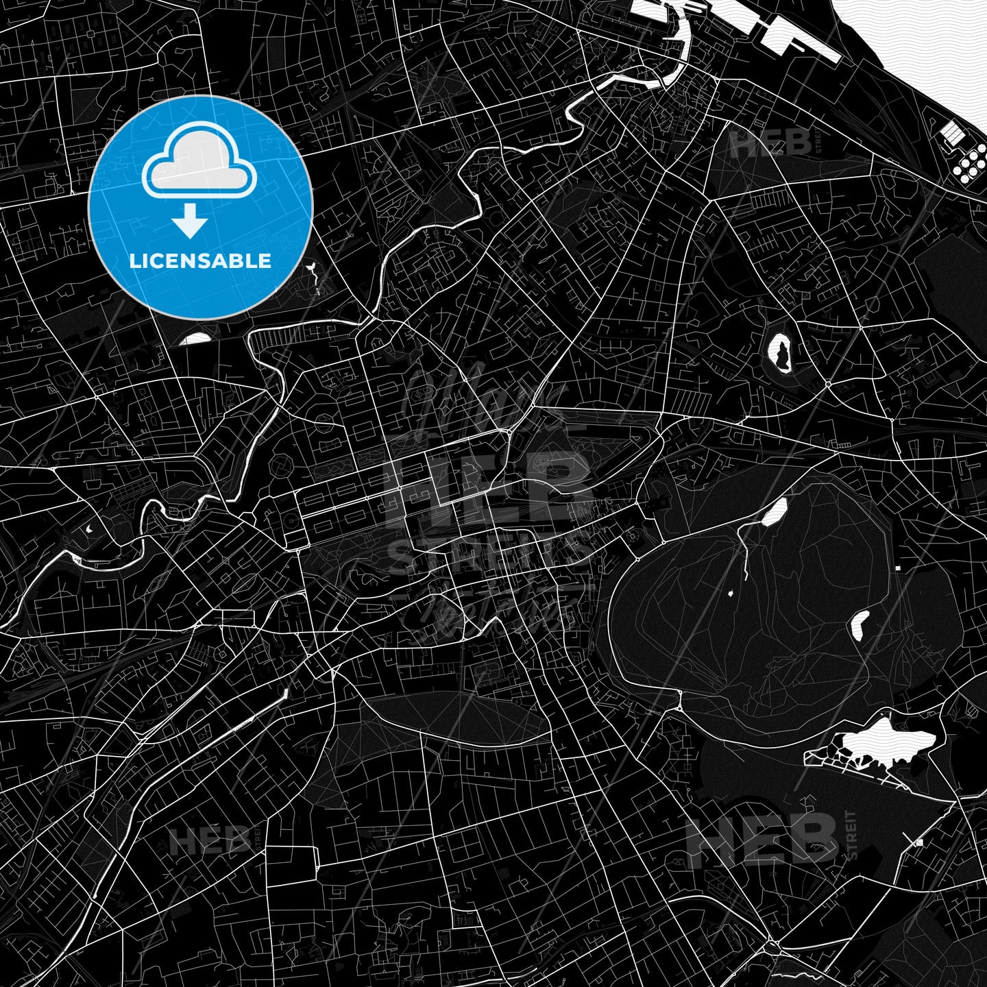 Edinburgh, Scotland PDF map