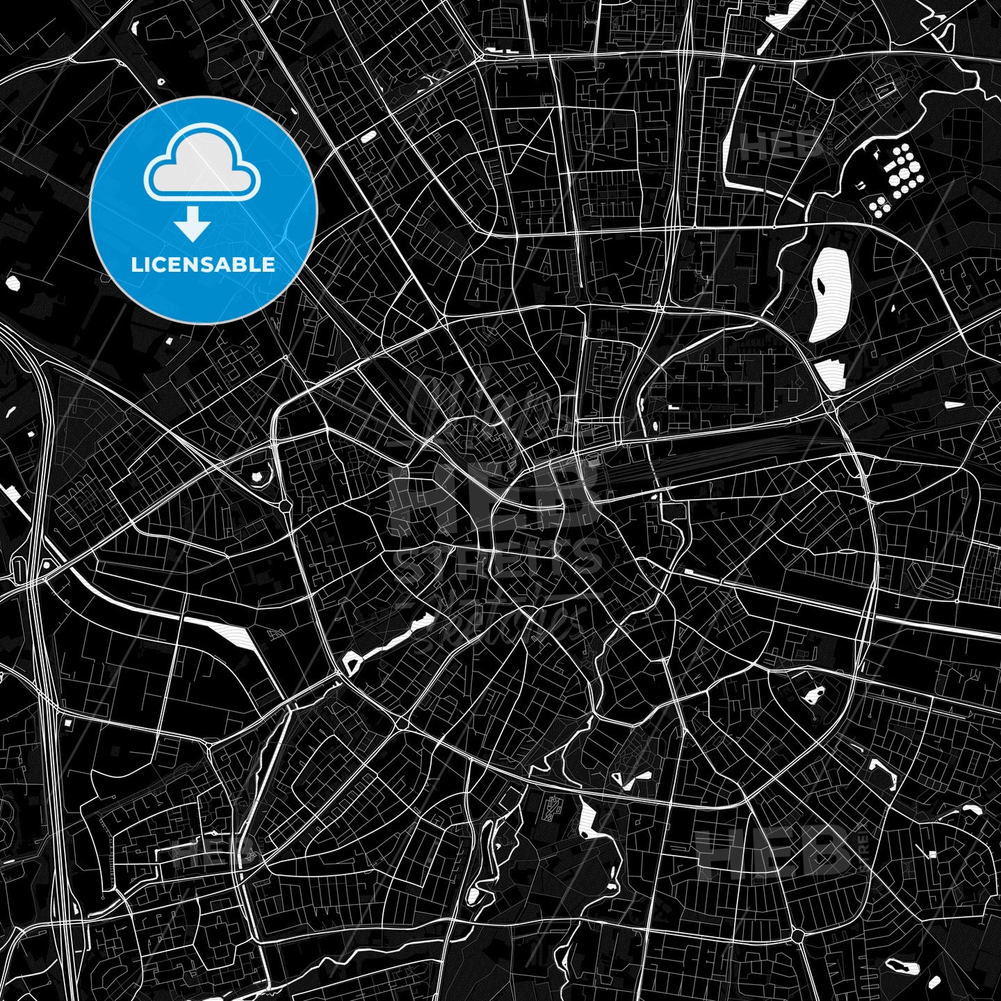Eindhoven, Netherlands PDF map