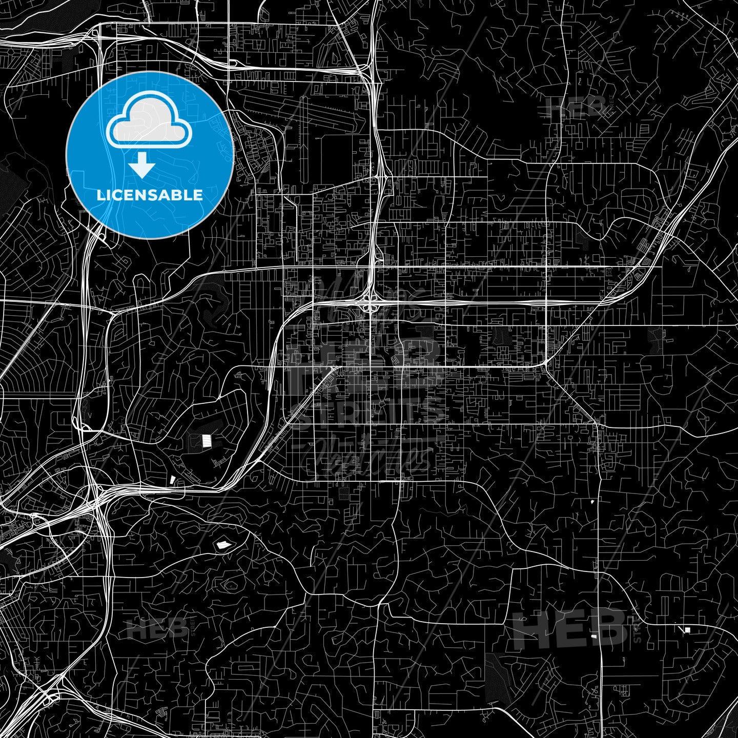 El Cajon, California, United States, PDF map