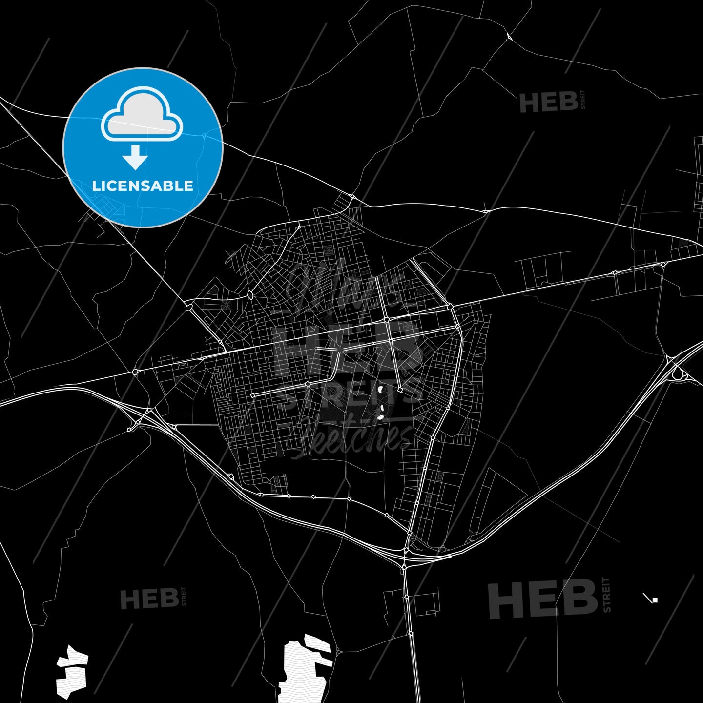 El Ejido, Spain PDF map