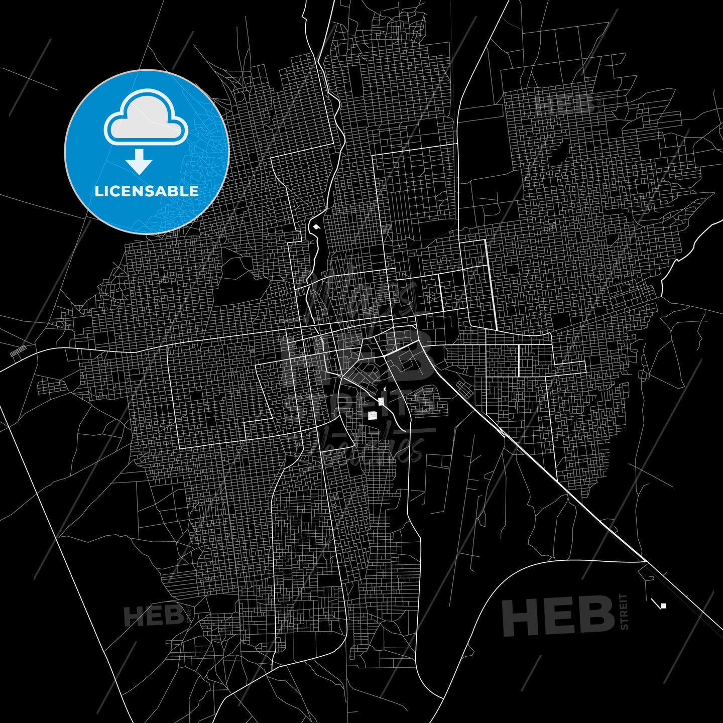 El Obeid, Sudan PDF map