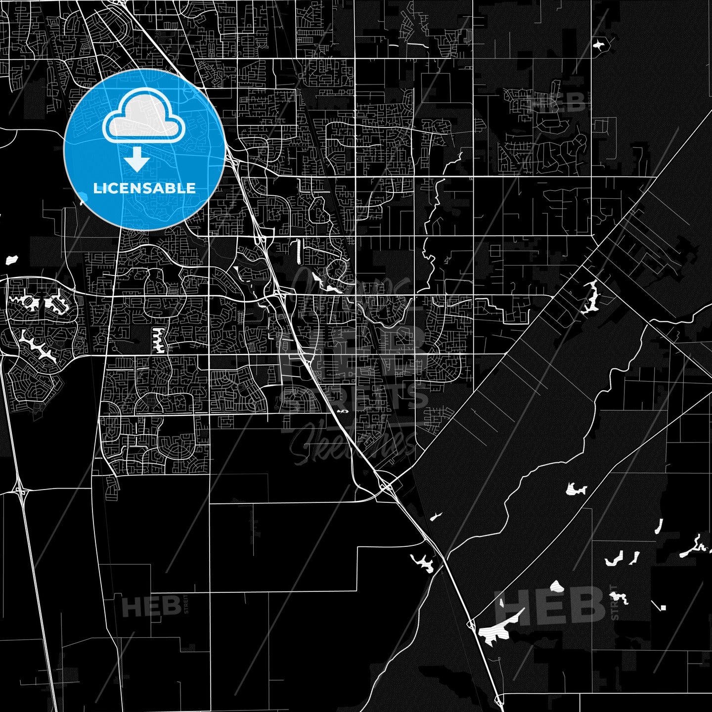 Elk Grove, California, United States, PDF map