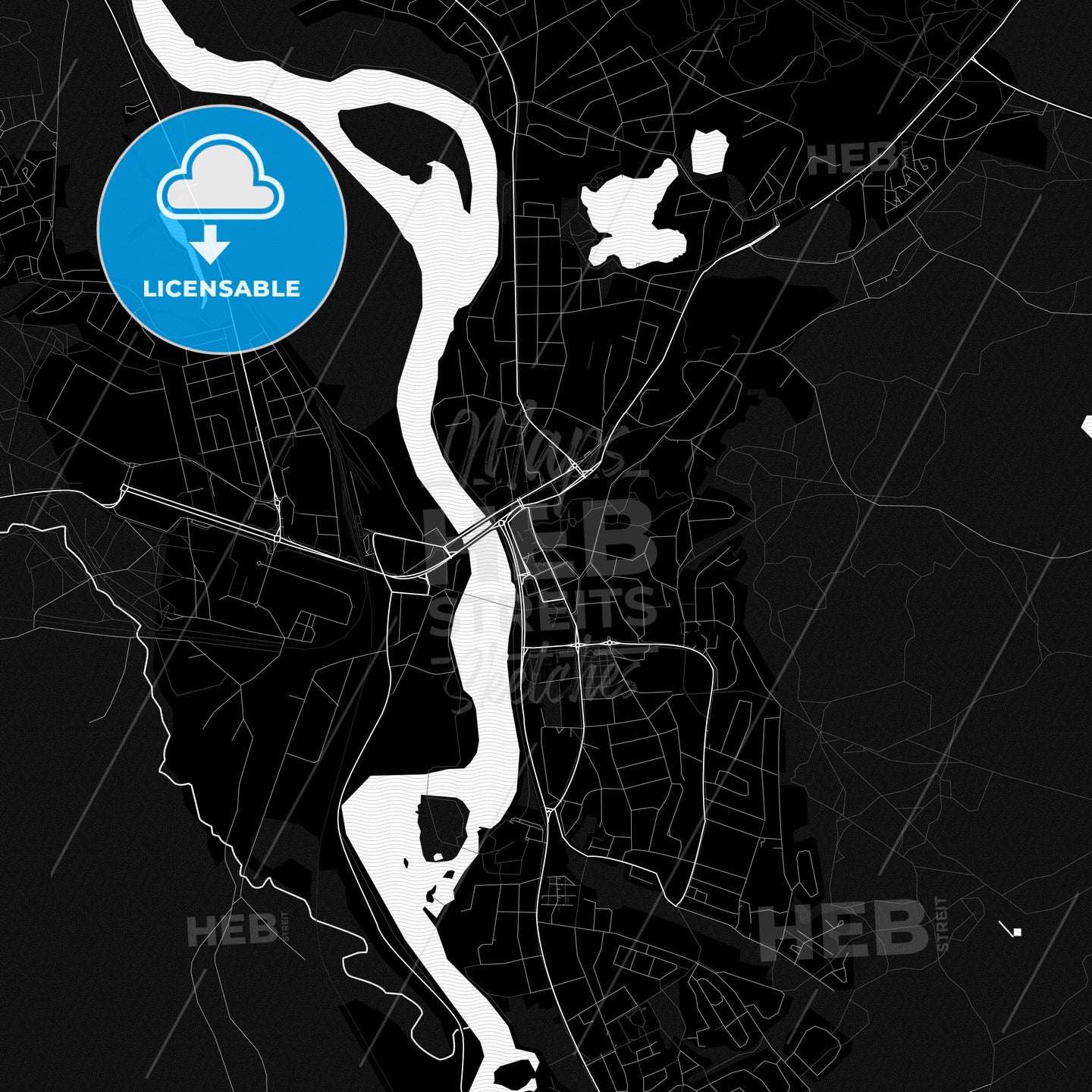 Elverum, Norway PDF map