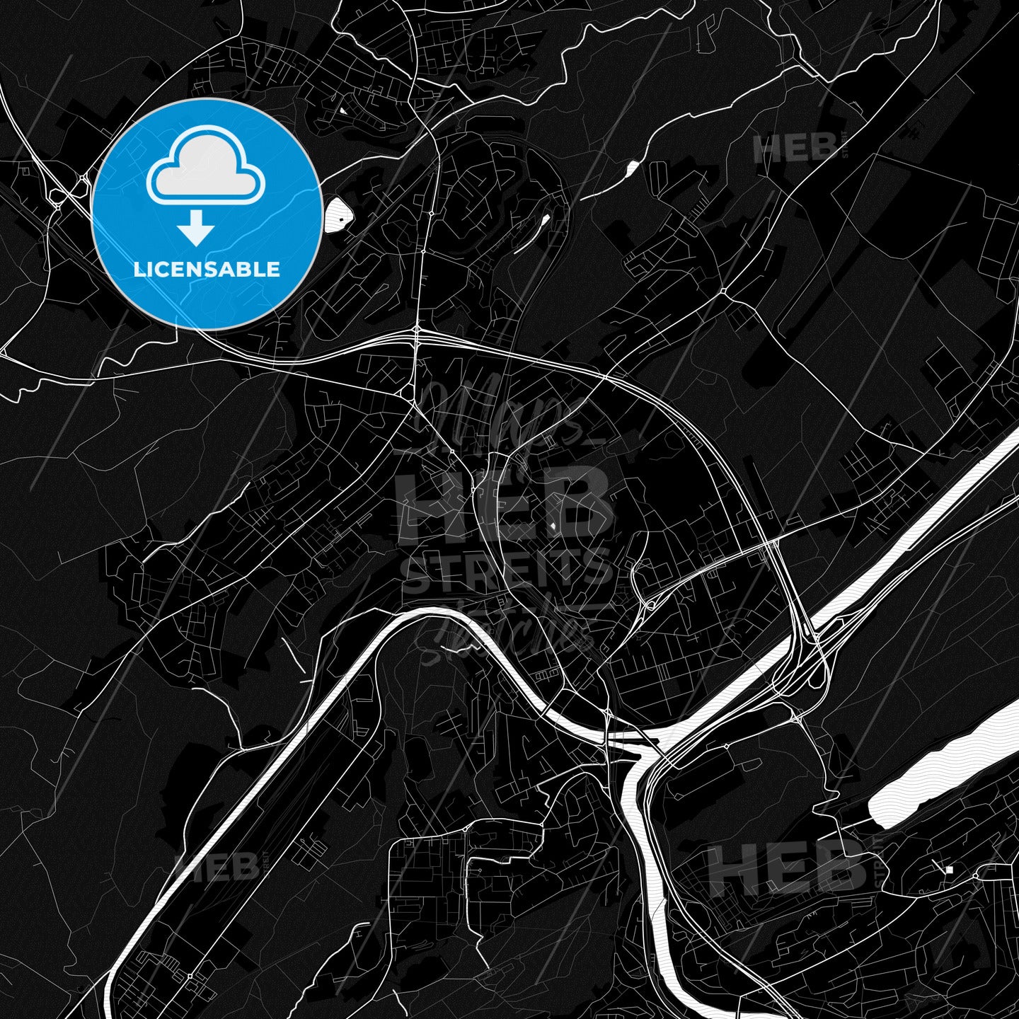Emmen, Switzerland PDF map