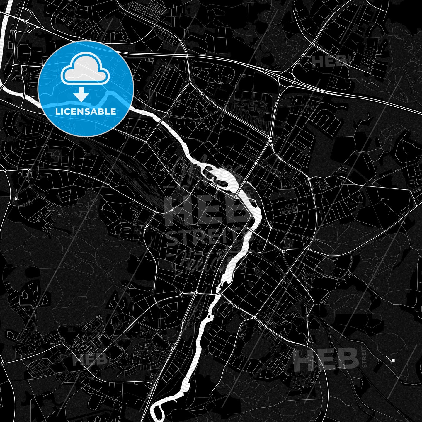 Eskilstuna, Sweden PDF map