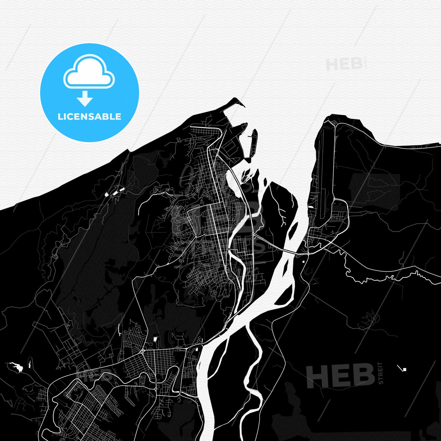 Esmeraldas, Ecuador PDF map