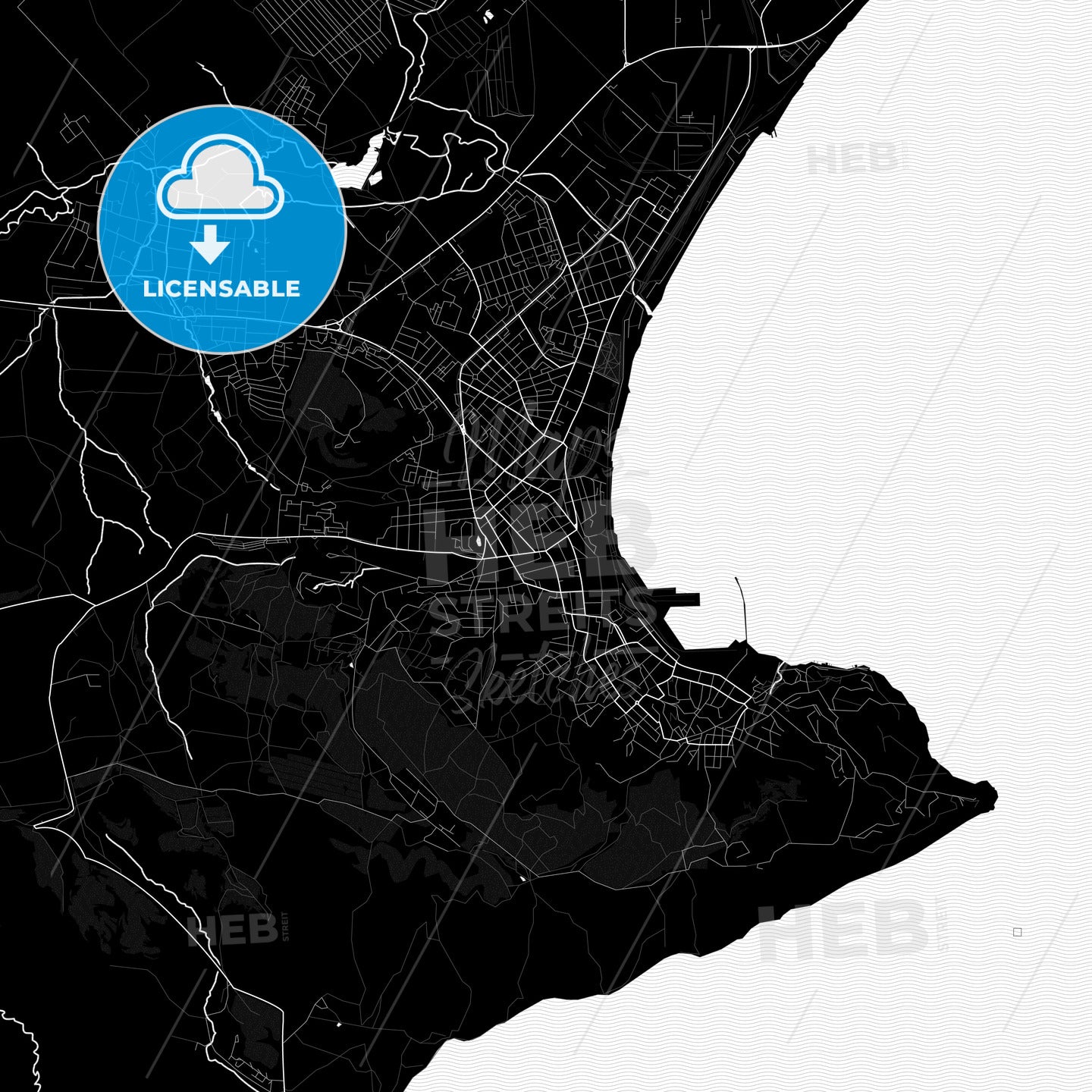 Feodosiya, Ukraine PDF map