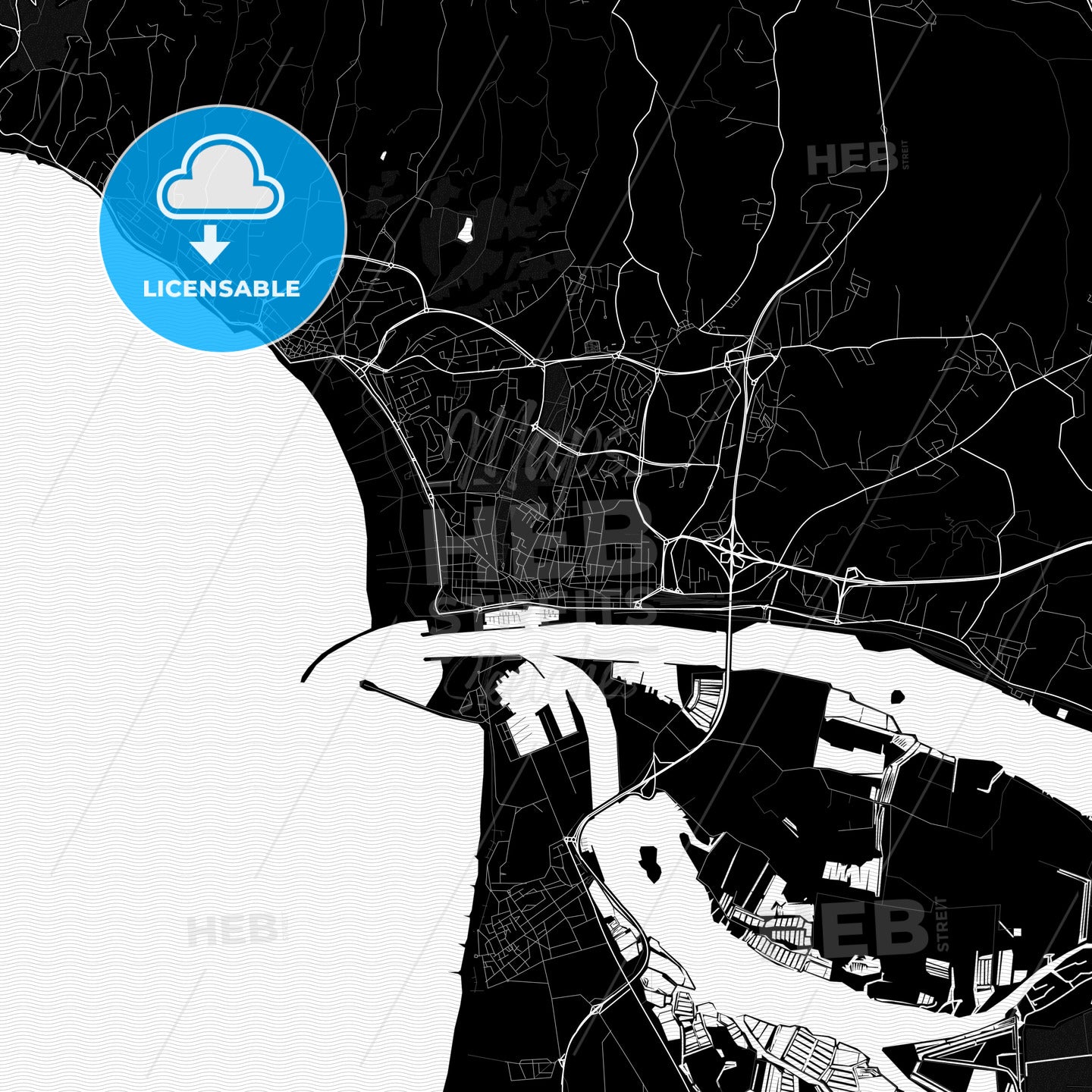 Figueira da Foz, Portugal PDF map