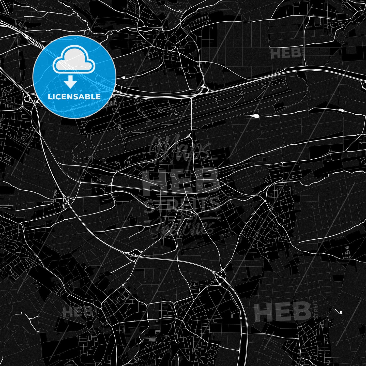 Filderstadt, Germany PDF map