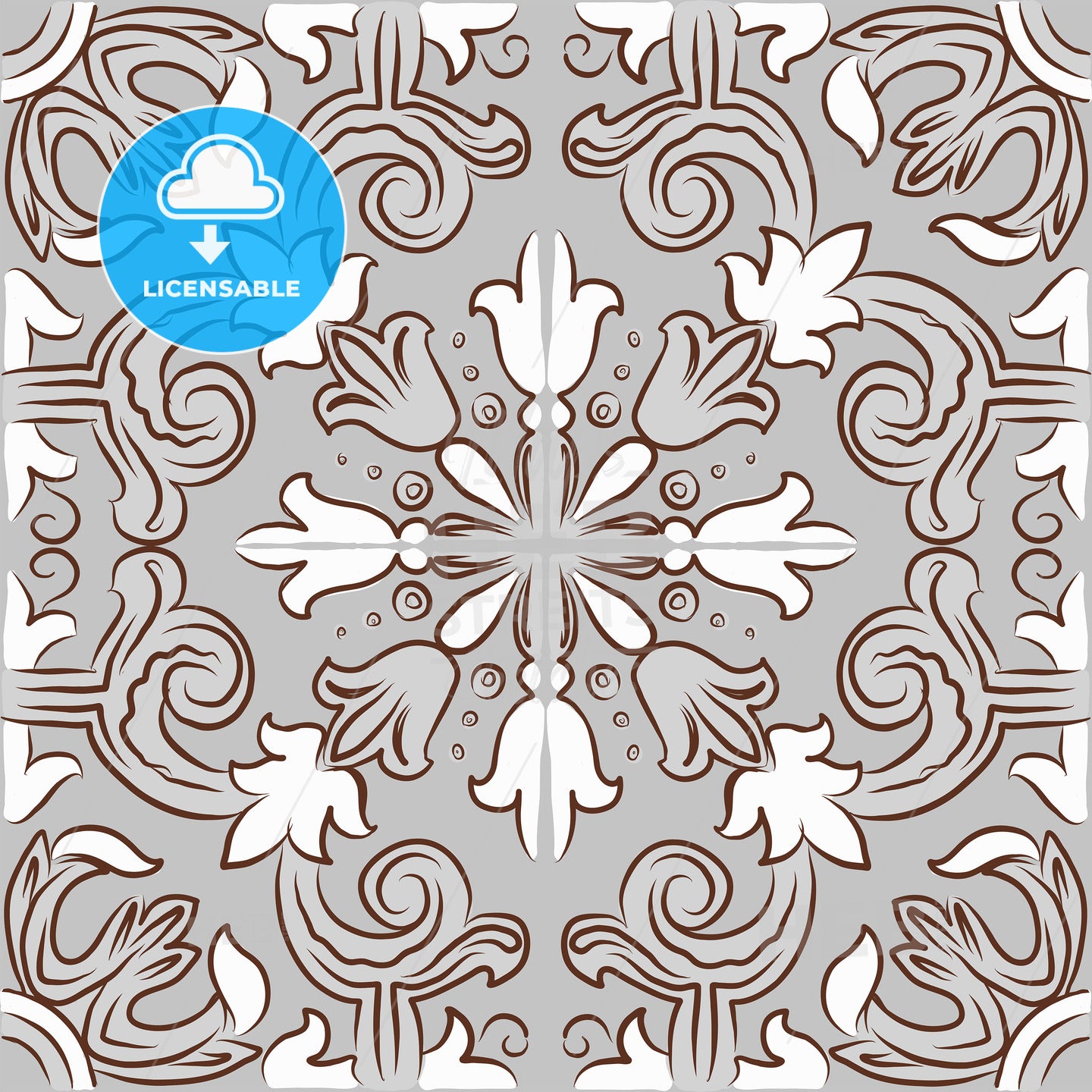 Floral Portuguese Azulejos