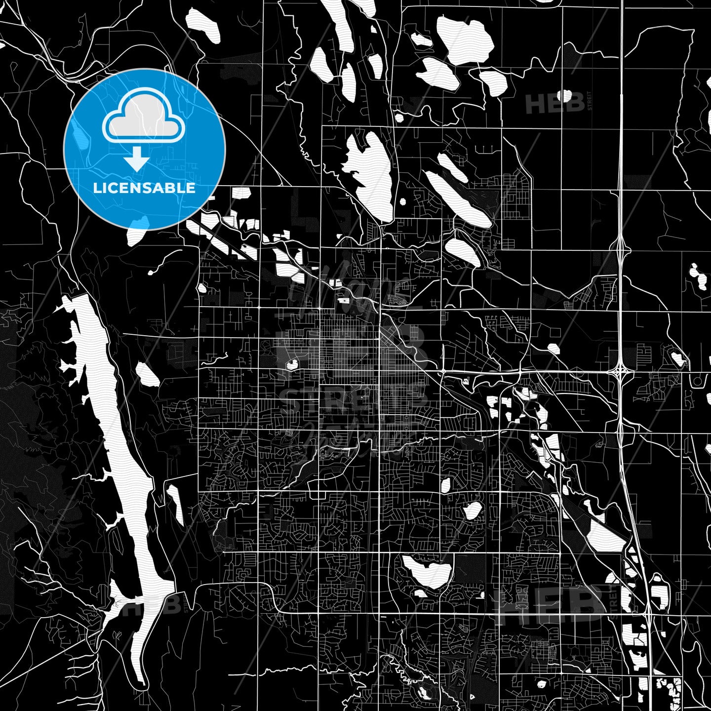 Fort Collins, Colorado, United States, PDF map