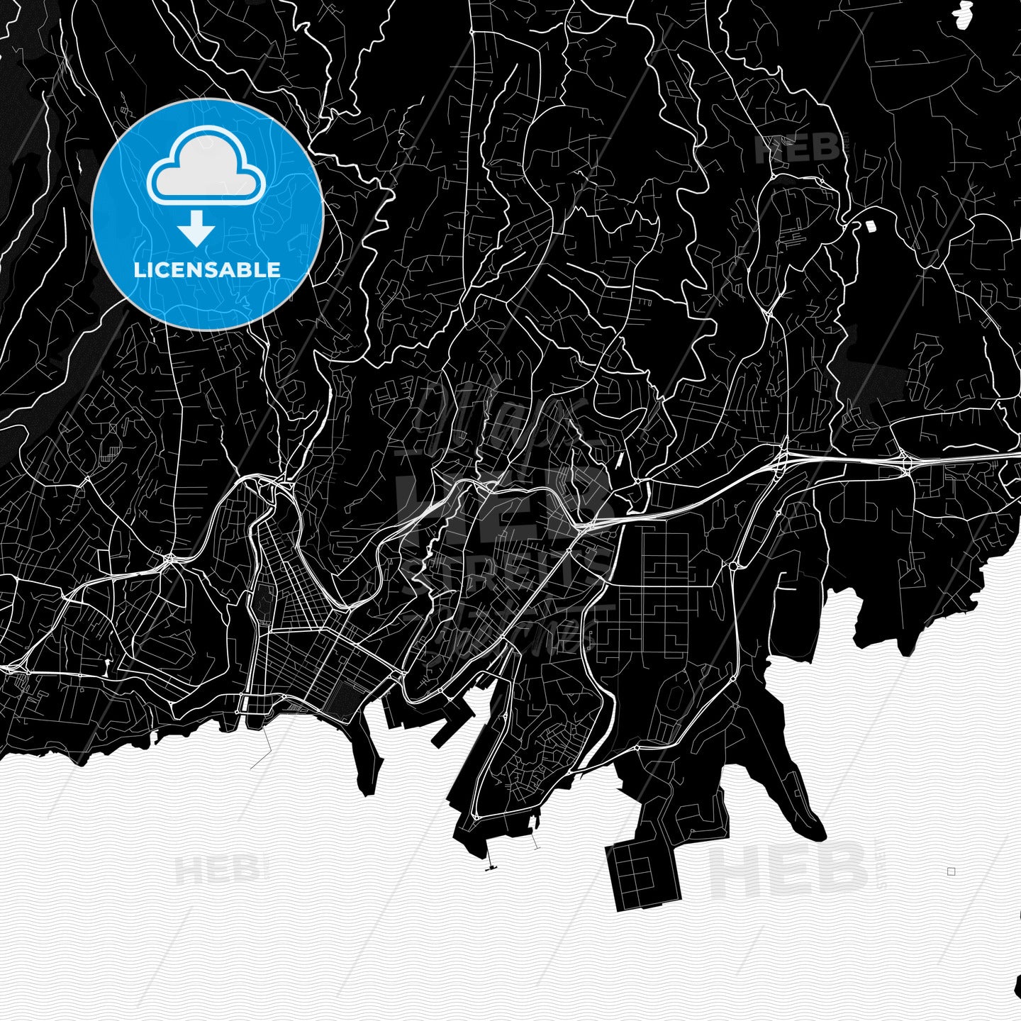 Fort-de-France, France PDF map