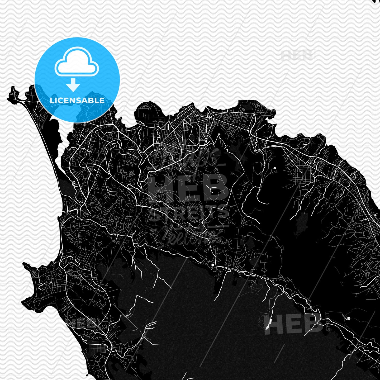 Freetown, Sierra Leone PDF map
