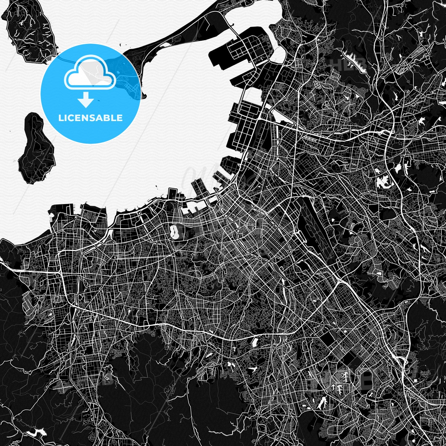 Fukuoka, Japan PDF map